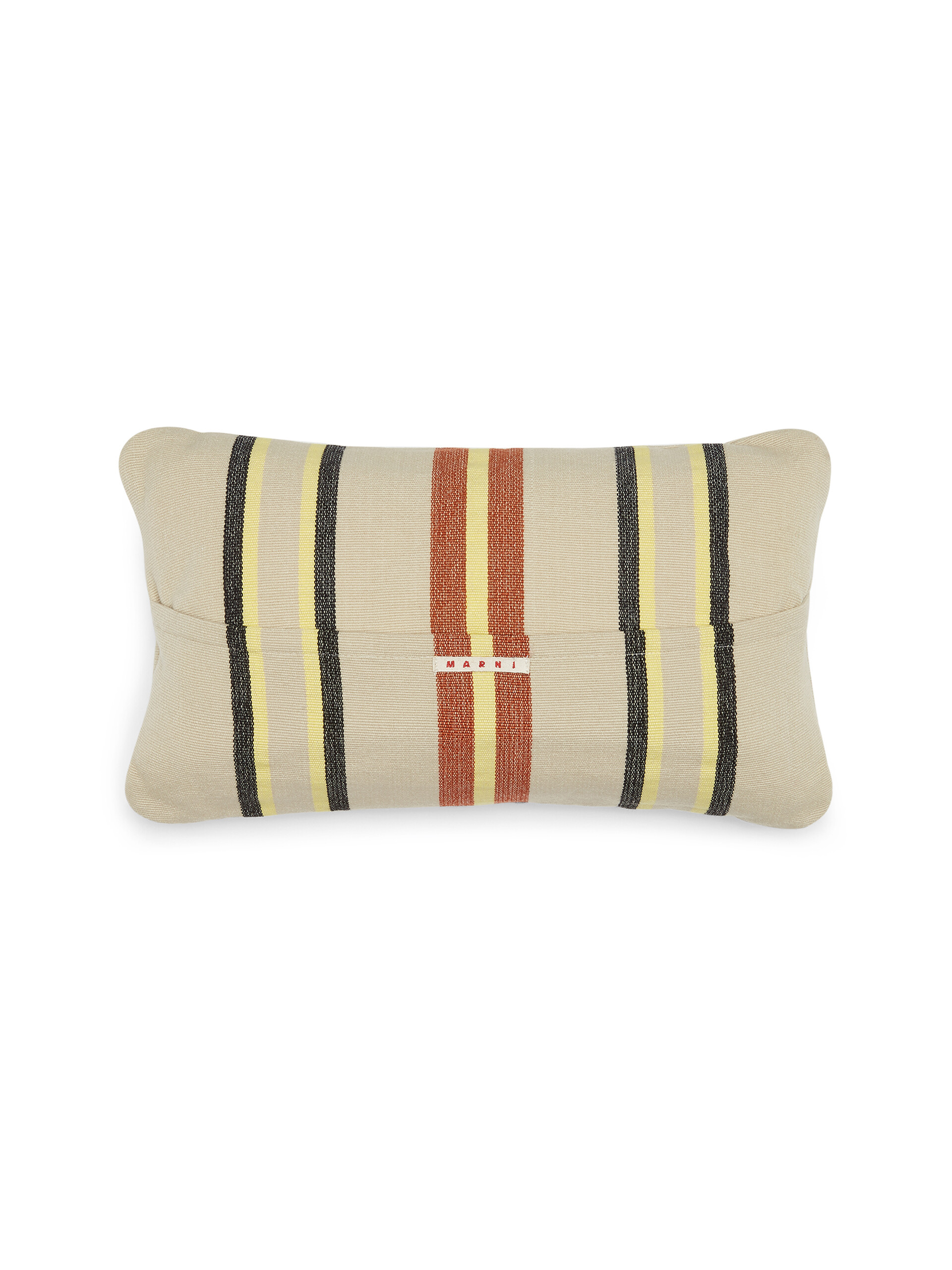 MARNI MARKET rectangular pillow cover in polyester green burgundy and pale blue - Furniture - Image 2
