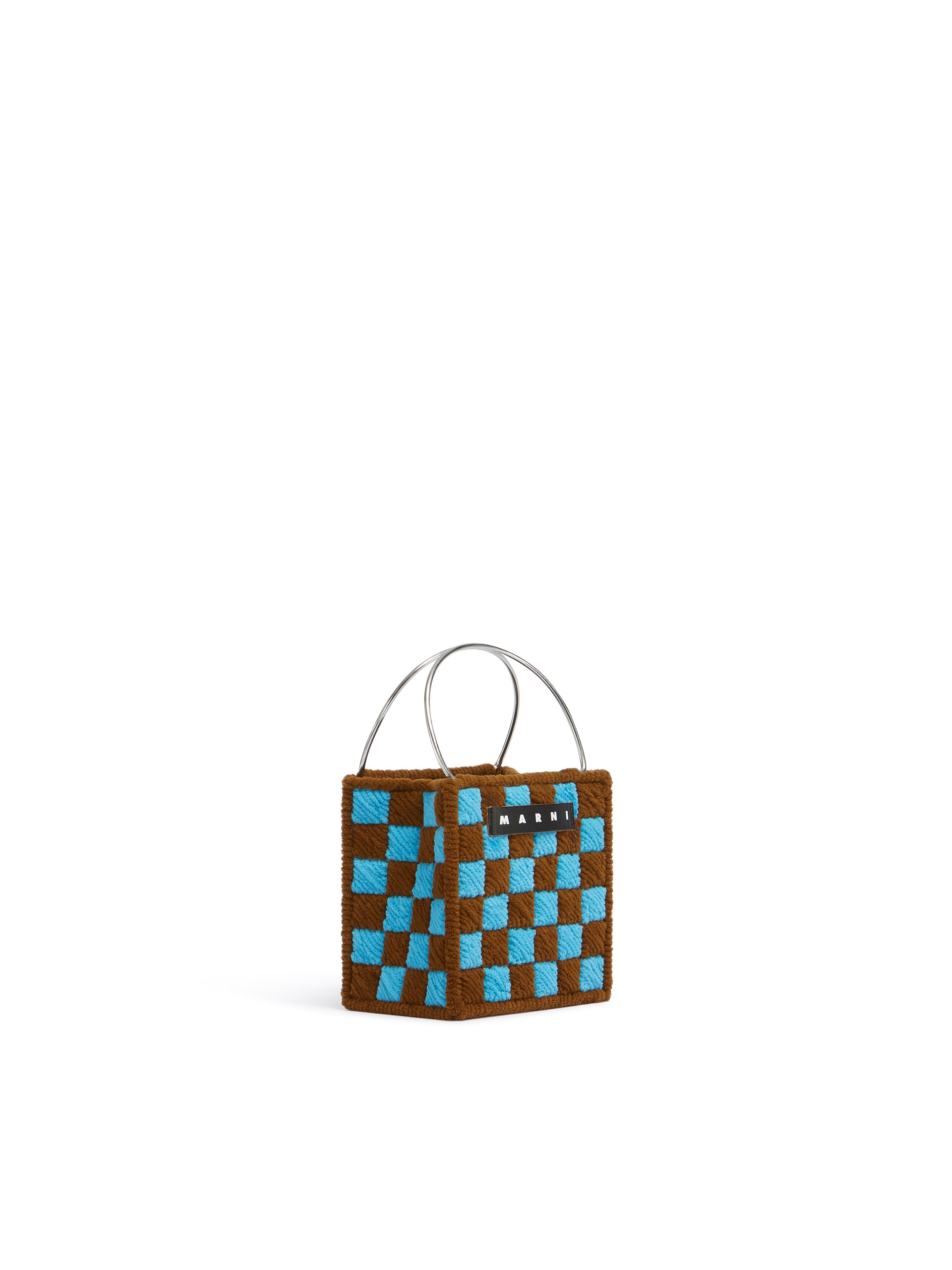 ブルー ブラウン MARNI MARKET チェッカーボード Otherバッグ - ショッピングバッグ - Image 2