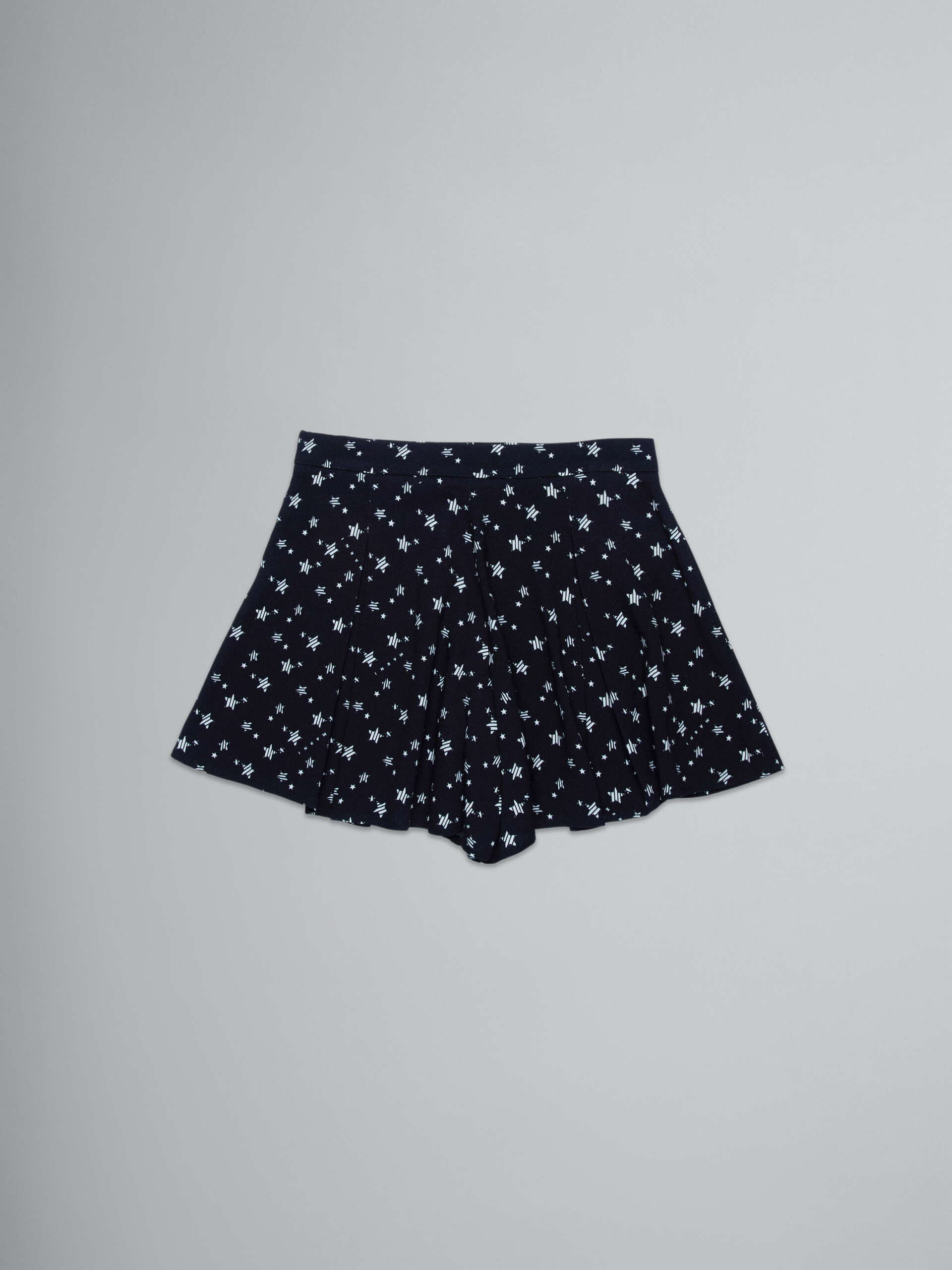 Jupe-short en tissu de crêpe avec imprimé Stardust - Pantalons - Image 2