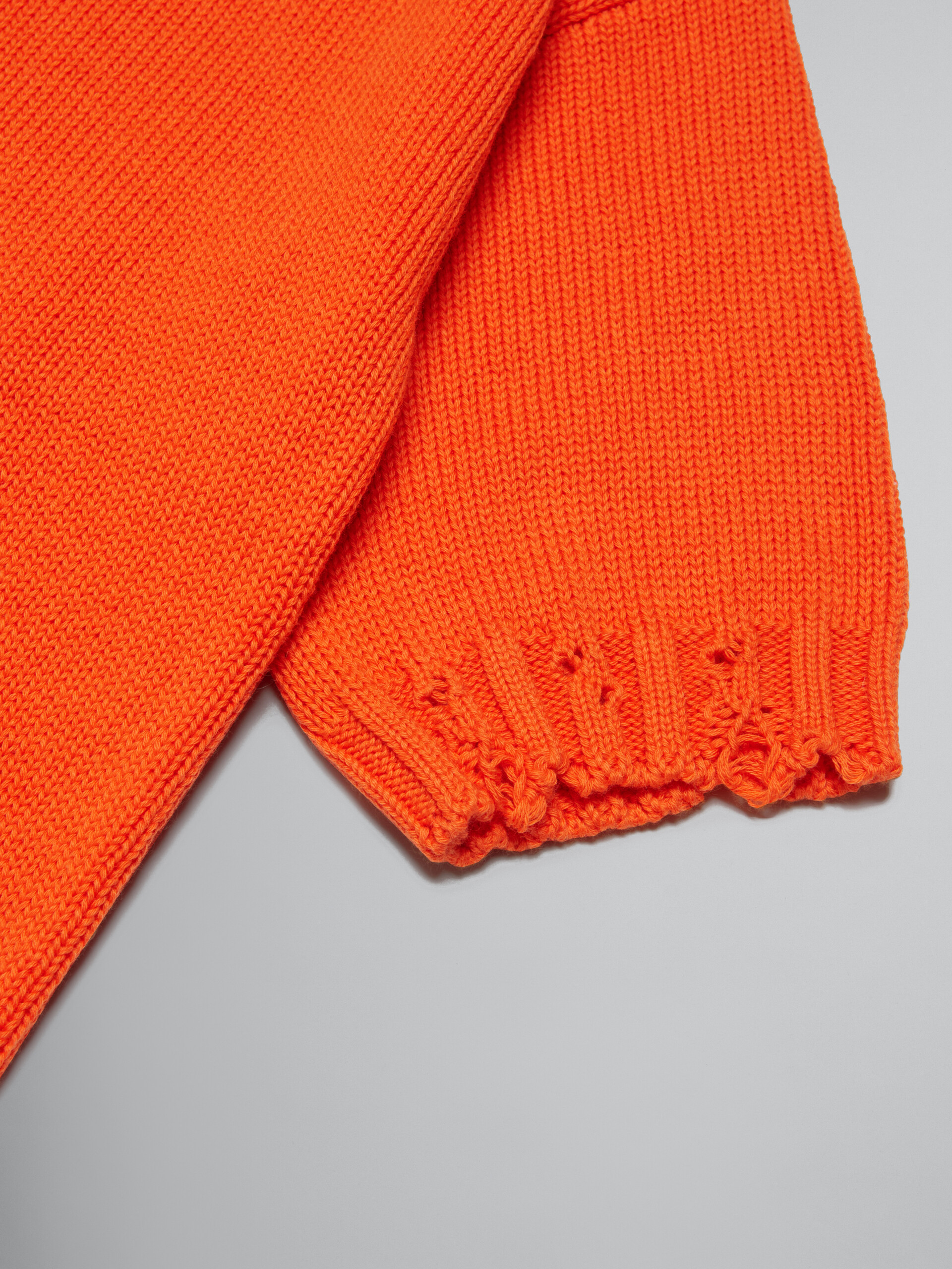 オレンジ コットン製ドレス - ドレス - Image 4
