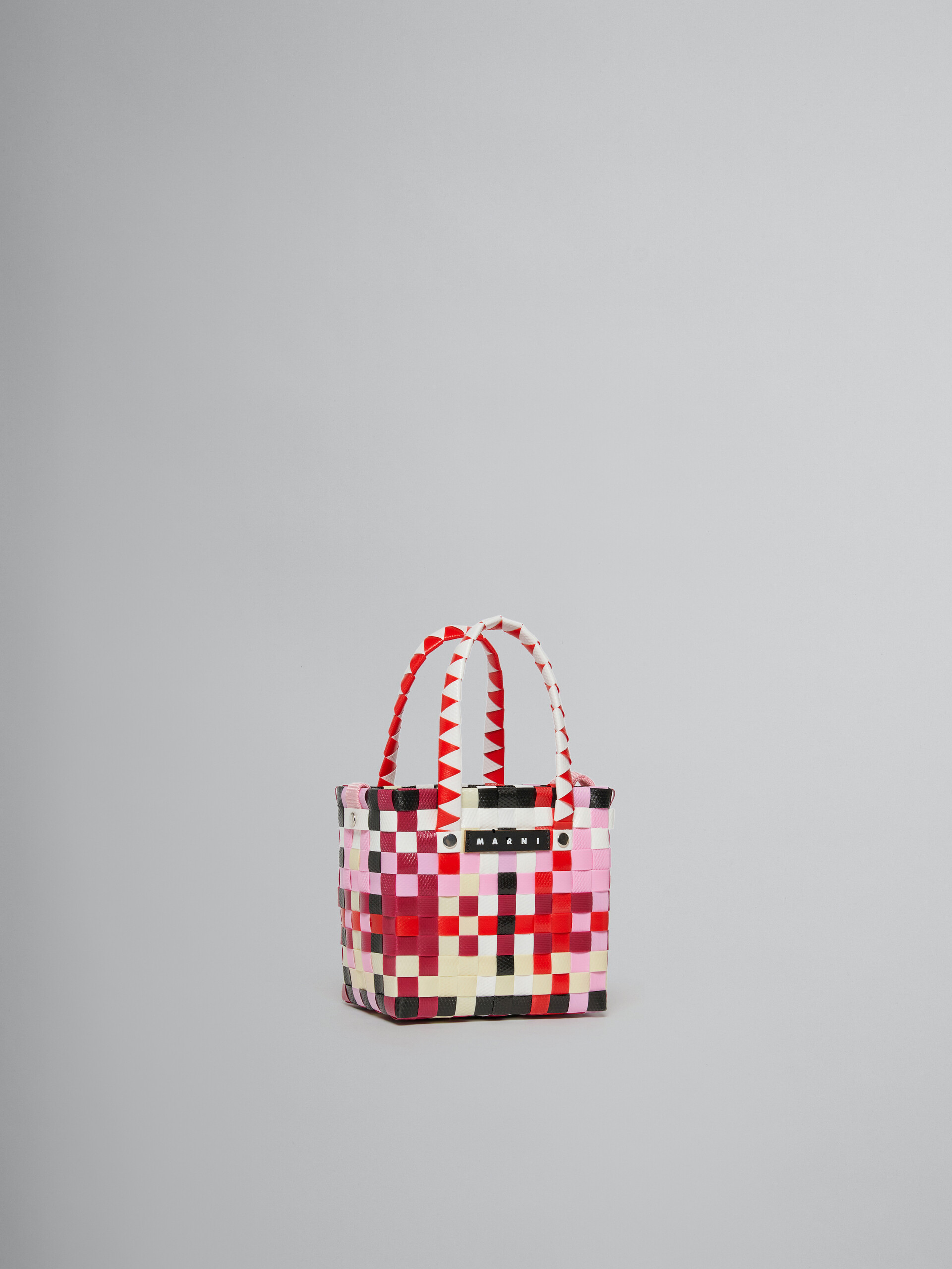 Borsa micro basket ad intreccio multicolor - Borse - Image 2