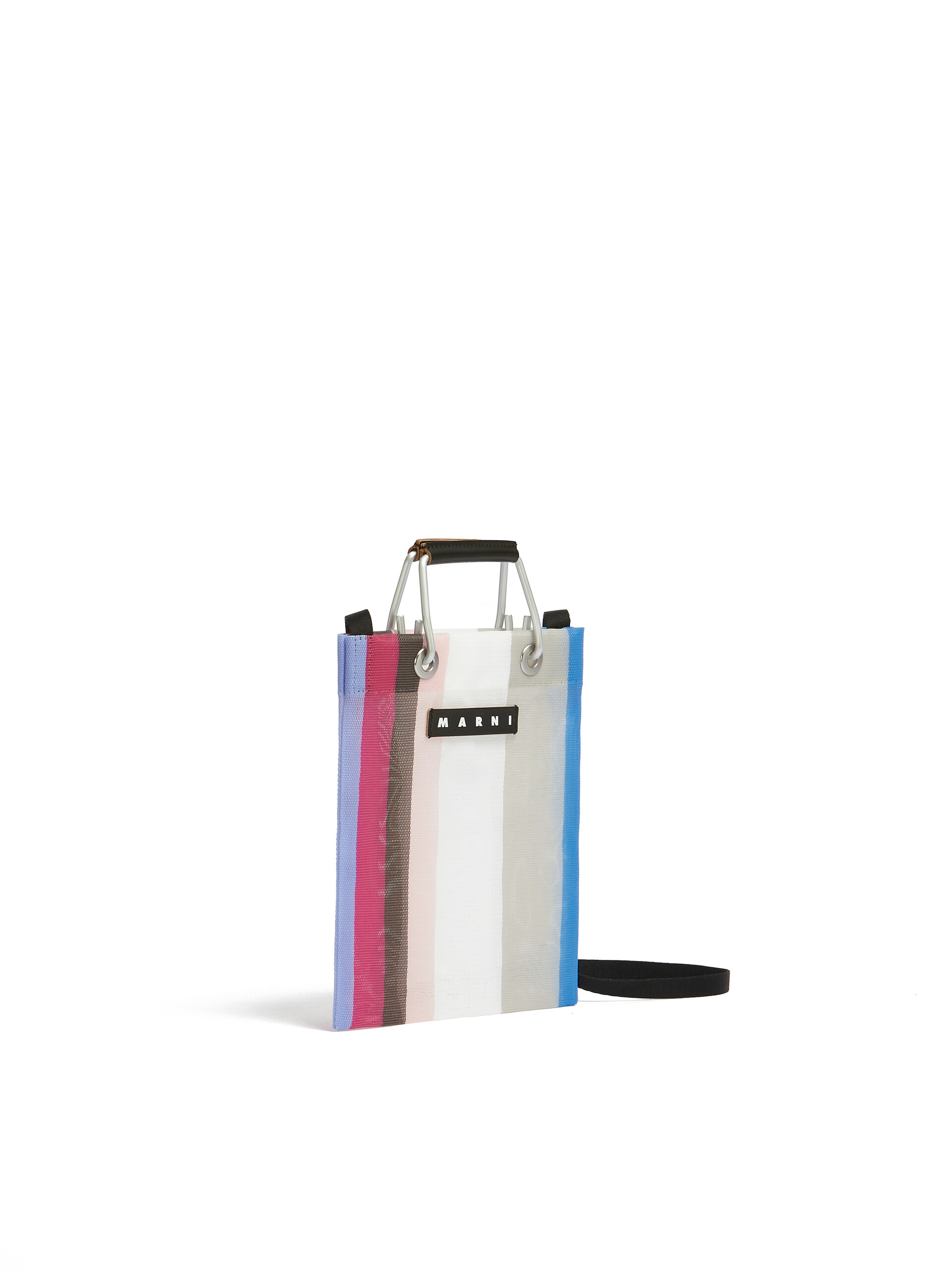 アストラルブルー MARNI MARKET MINI SHOULDER STRIPE BAG - ハンドバッグ - Image 2