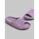 Violette Fußslide-Sandalen aus Wildleder - Sandalen - Image 5