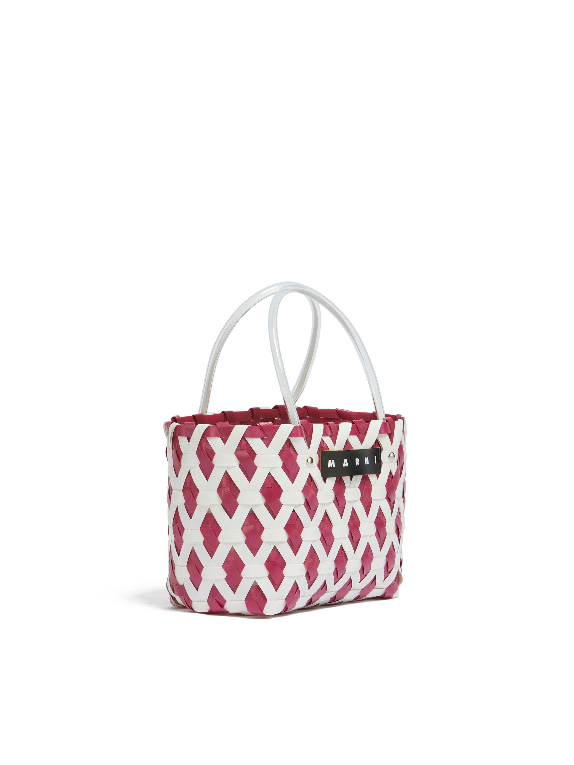 MARNI MARKET Tote Bag mit hellblauem Diamanten - Shopper - Image 2