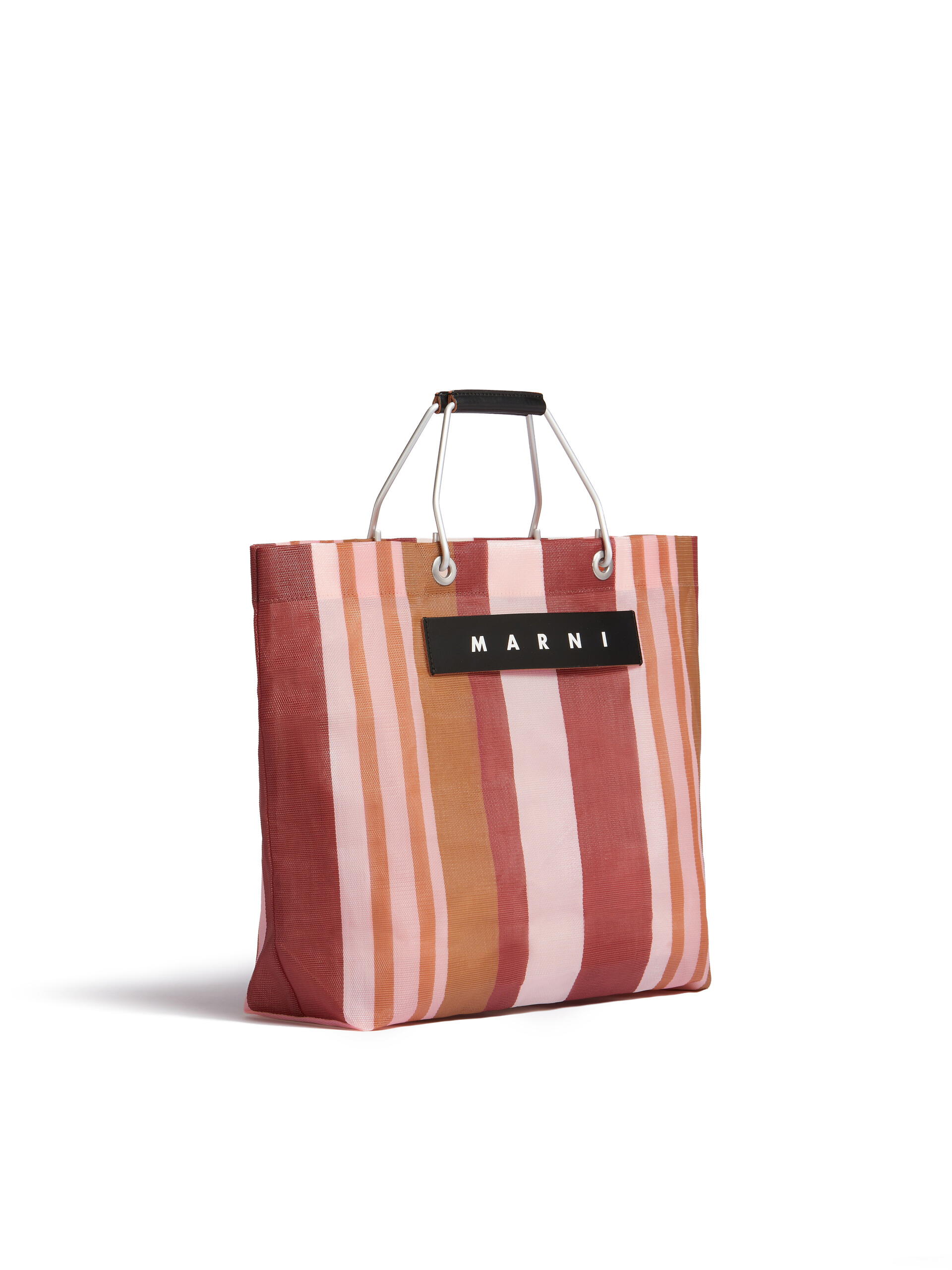 マルチカラーブルー MARNI MARKET STRIPE BAG - ショッピングバッグ - Image 2