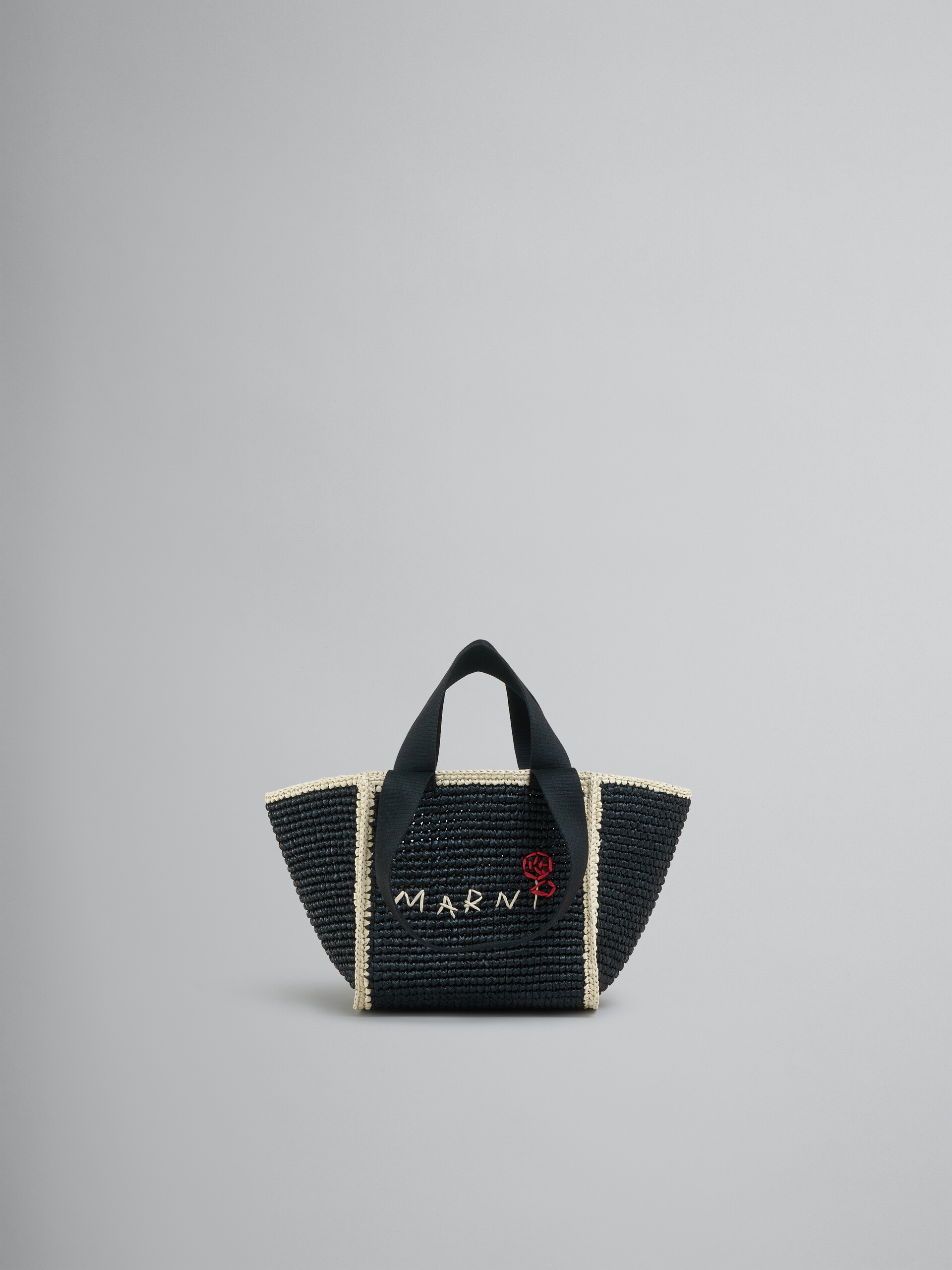 Natural macramé Sillo small shopper - Shopping Bags - Image 1