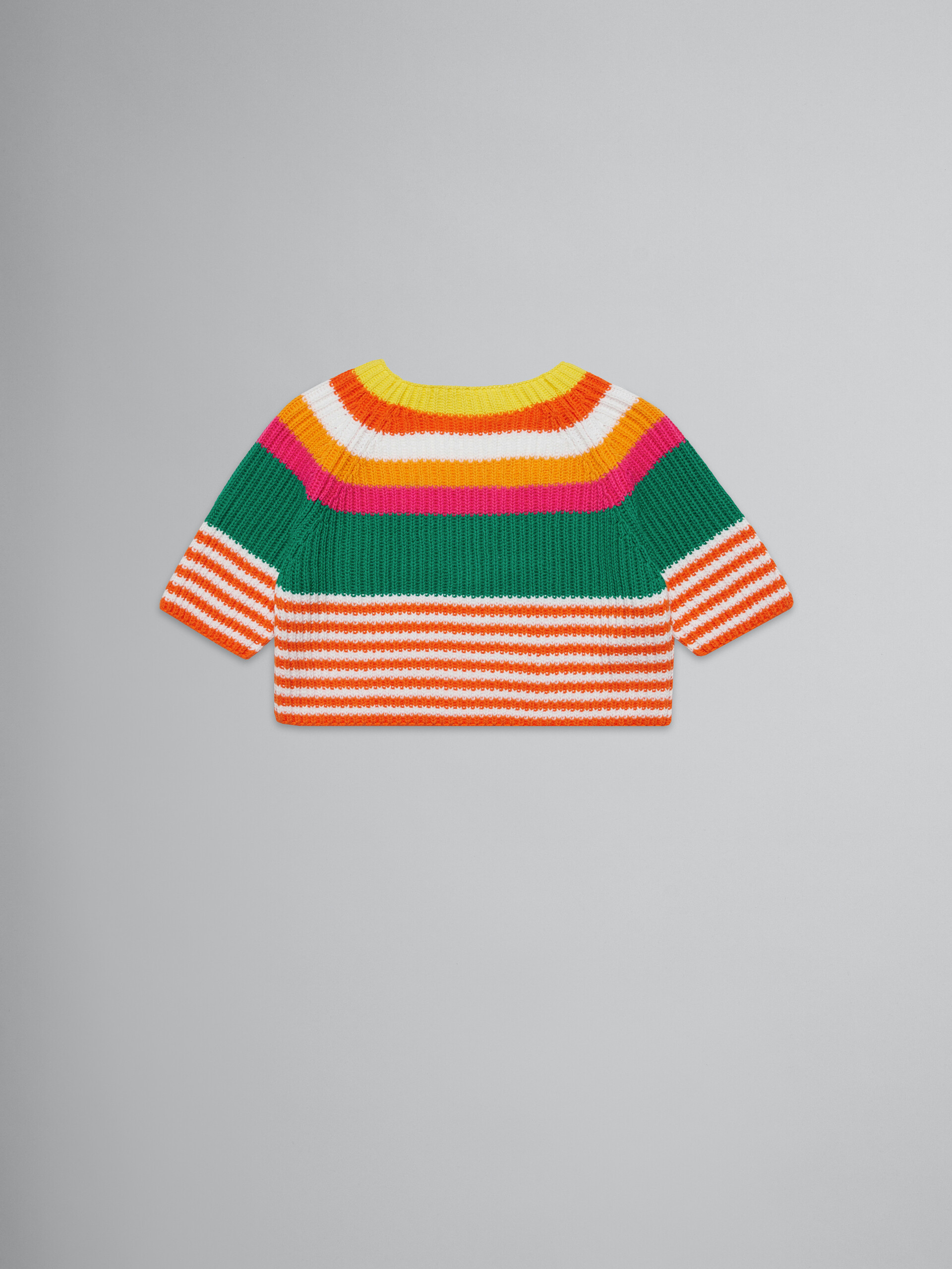 Pullover in maglia a righe multicolor - Maglieria - Image 2