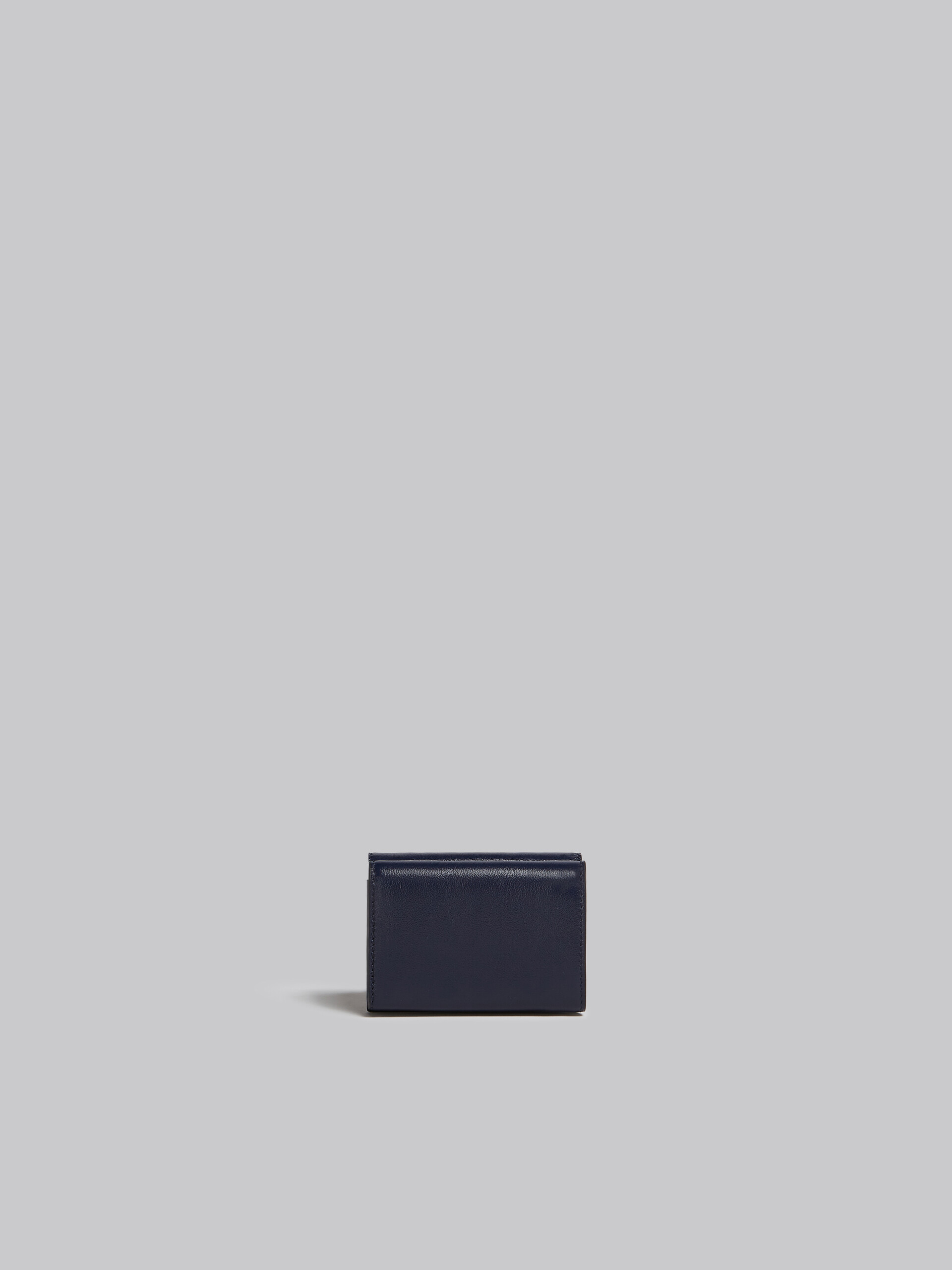 ホワイトとグリーン レザー製三つ折りウォレット - 財布 - Image 3
