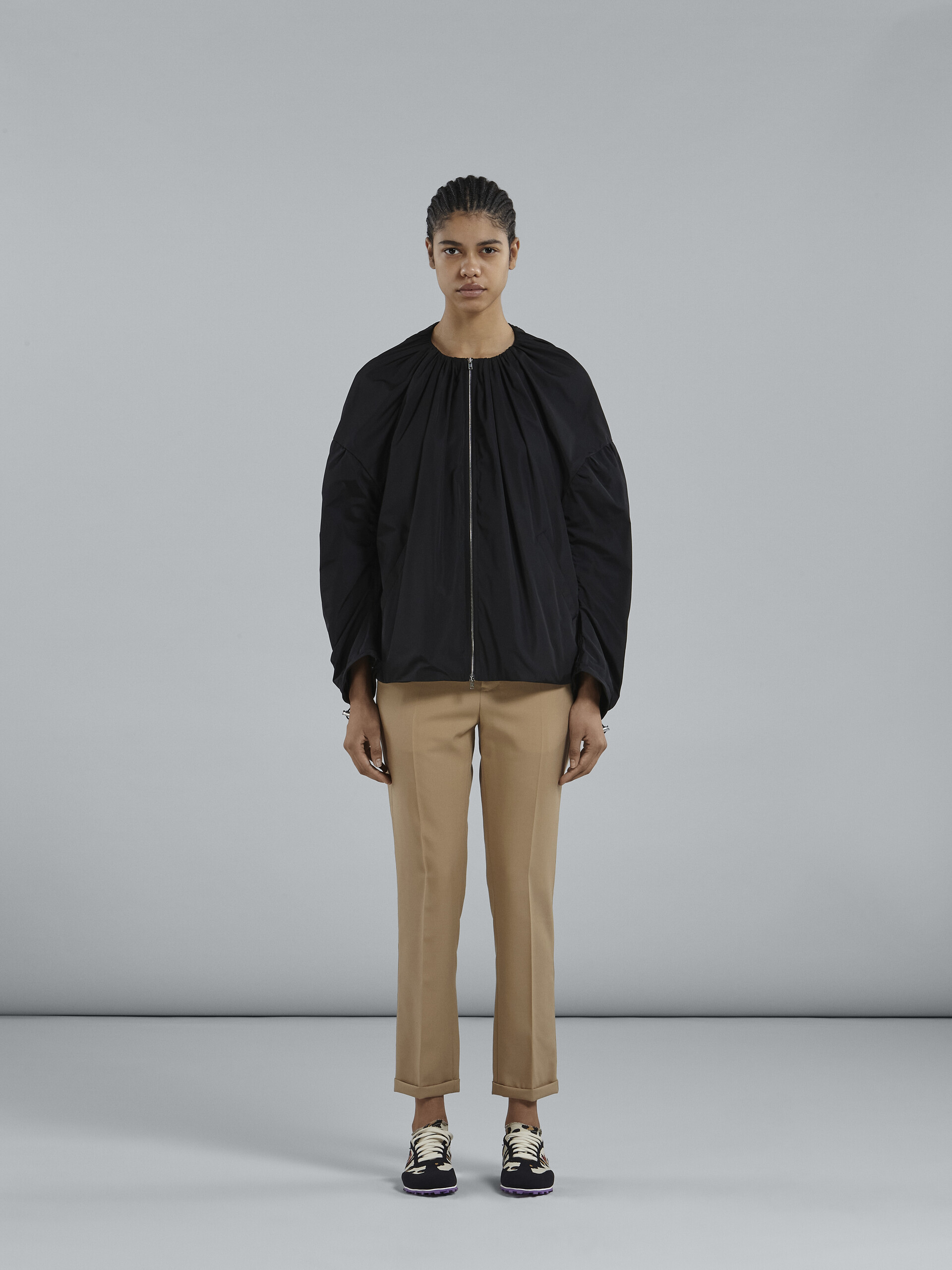 Micro faillle short jacket - Manteaux - Image 2