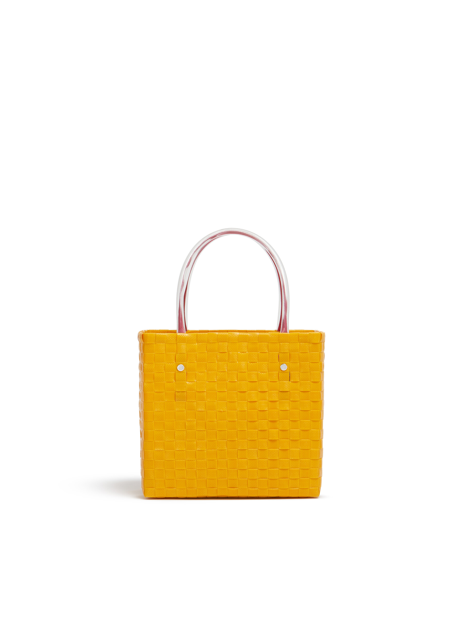 Yellow MARNI MARKET ANIMAL BASKET bag - Shopping Bags - Image 3