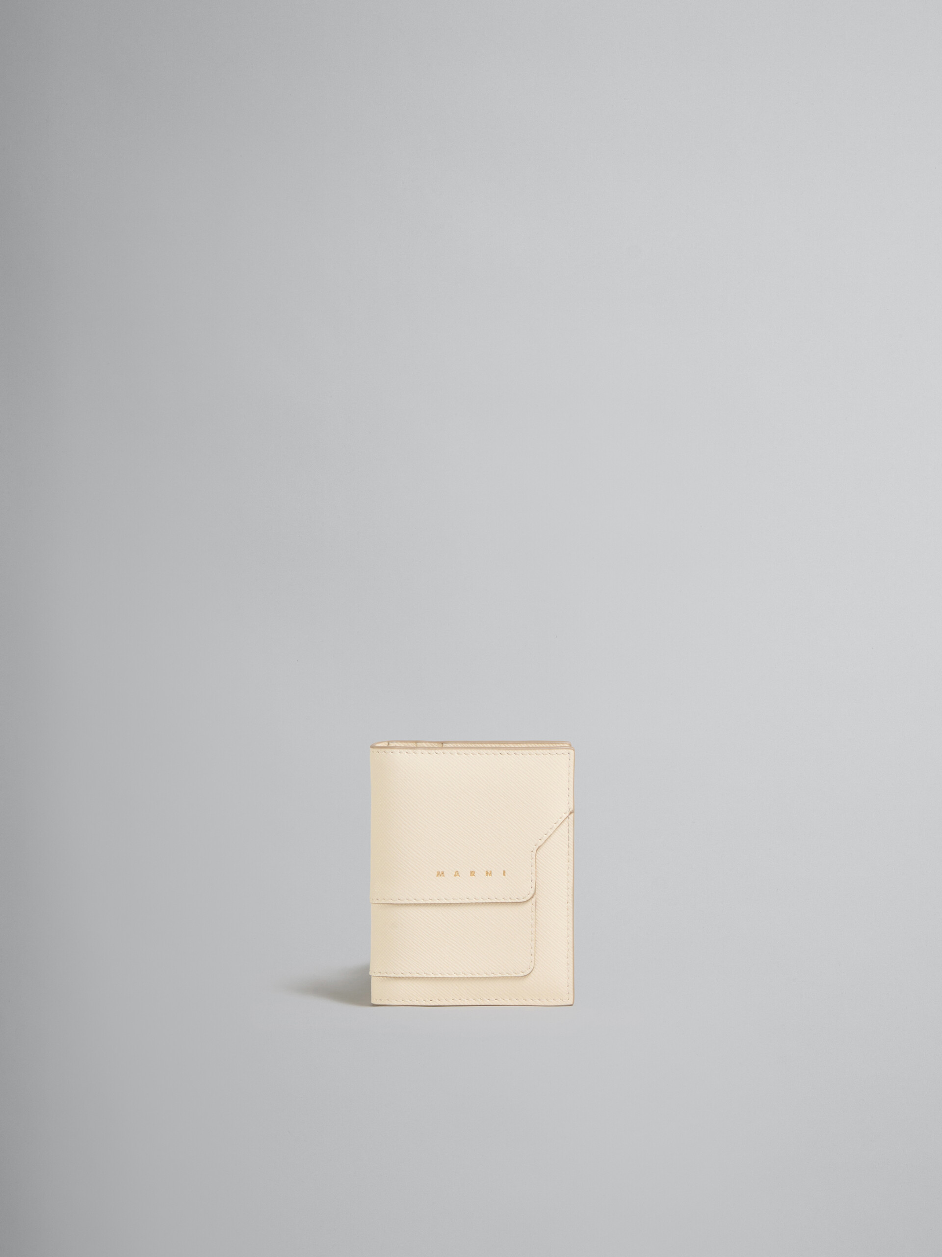 ブラック サフィアーノレザー製カードボルダー - 財布 - Image 1