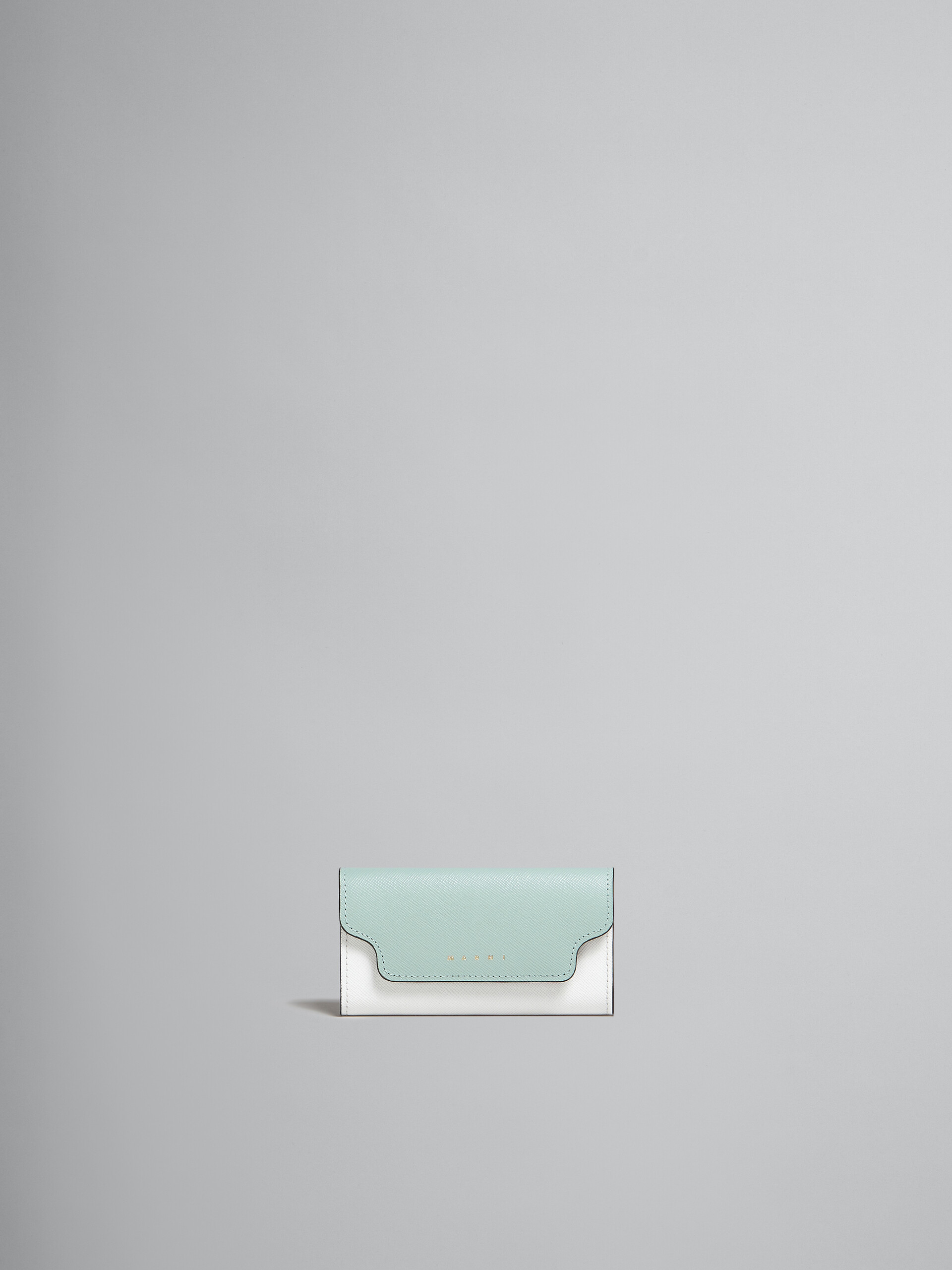 Schlüsselanhänger aus Saffiano-Leder mit Colourblock-Design - Schlüsseletui - Image 1