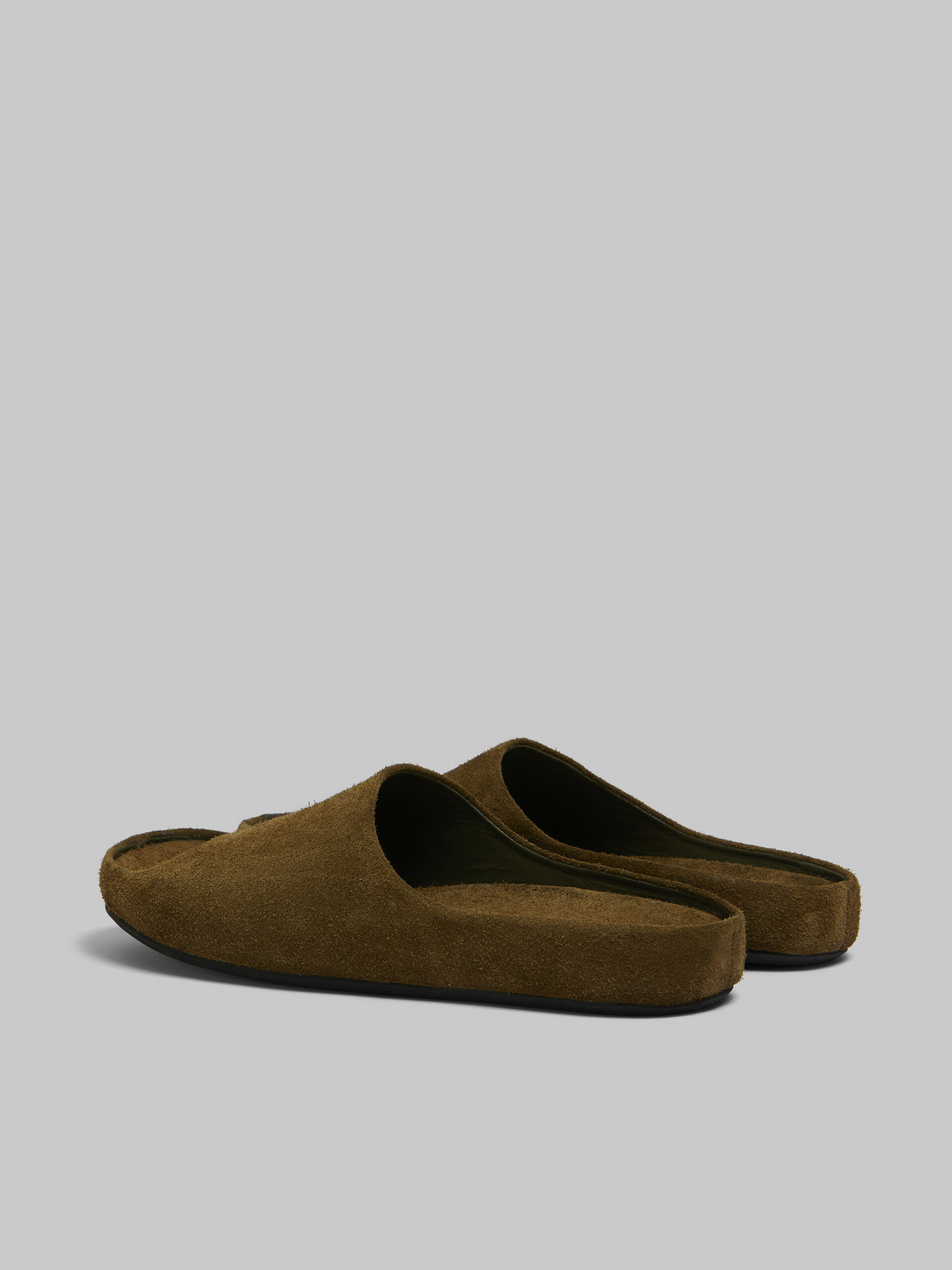 Lilac suede Fusslide sandal - Sandals - Image 3