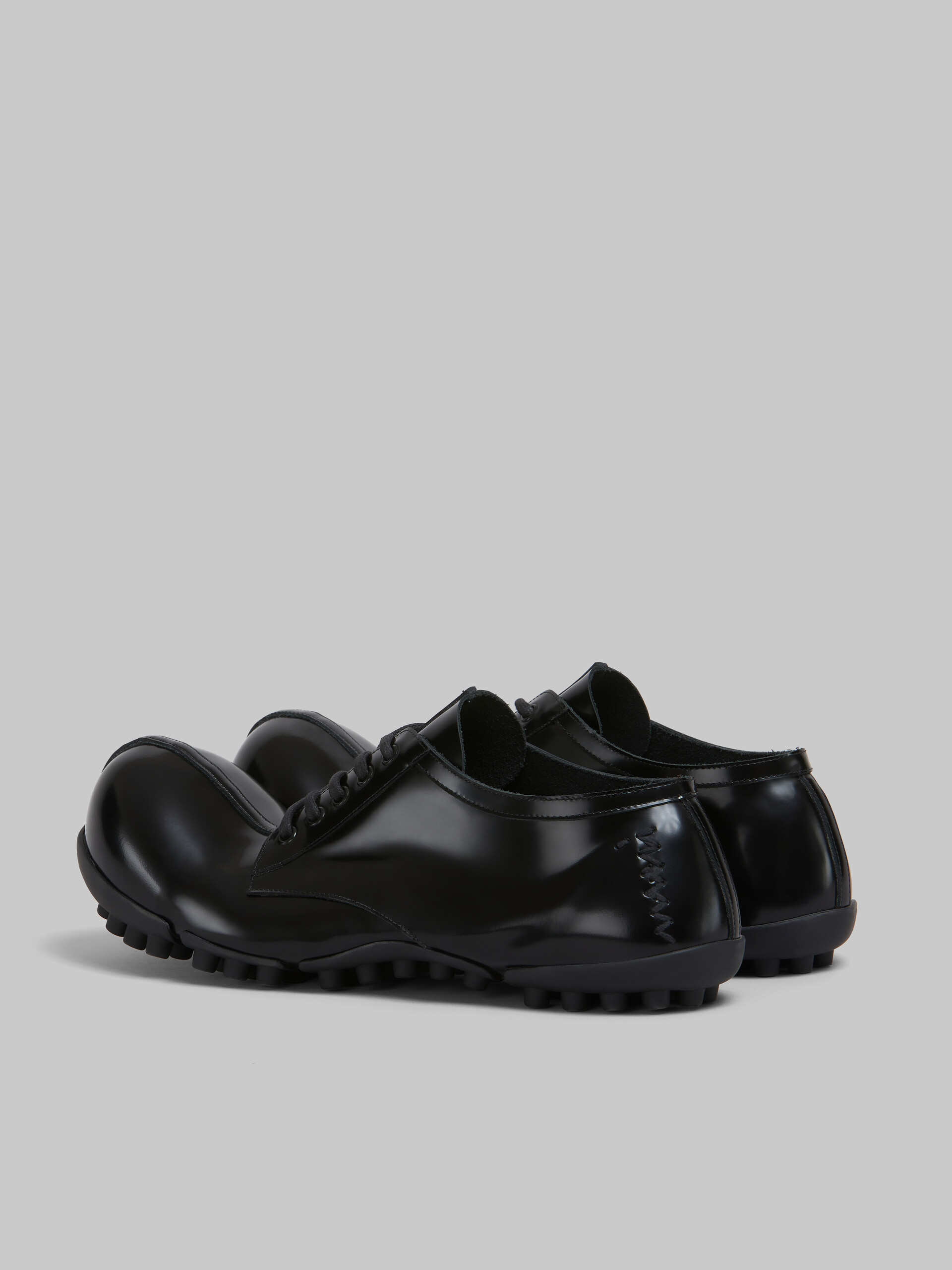 Black patent leather Wave lace up - Lace-ups - Image 3