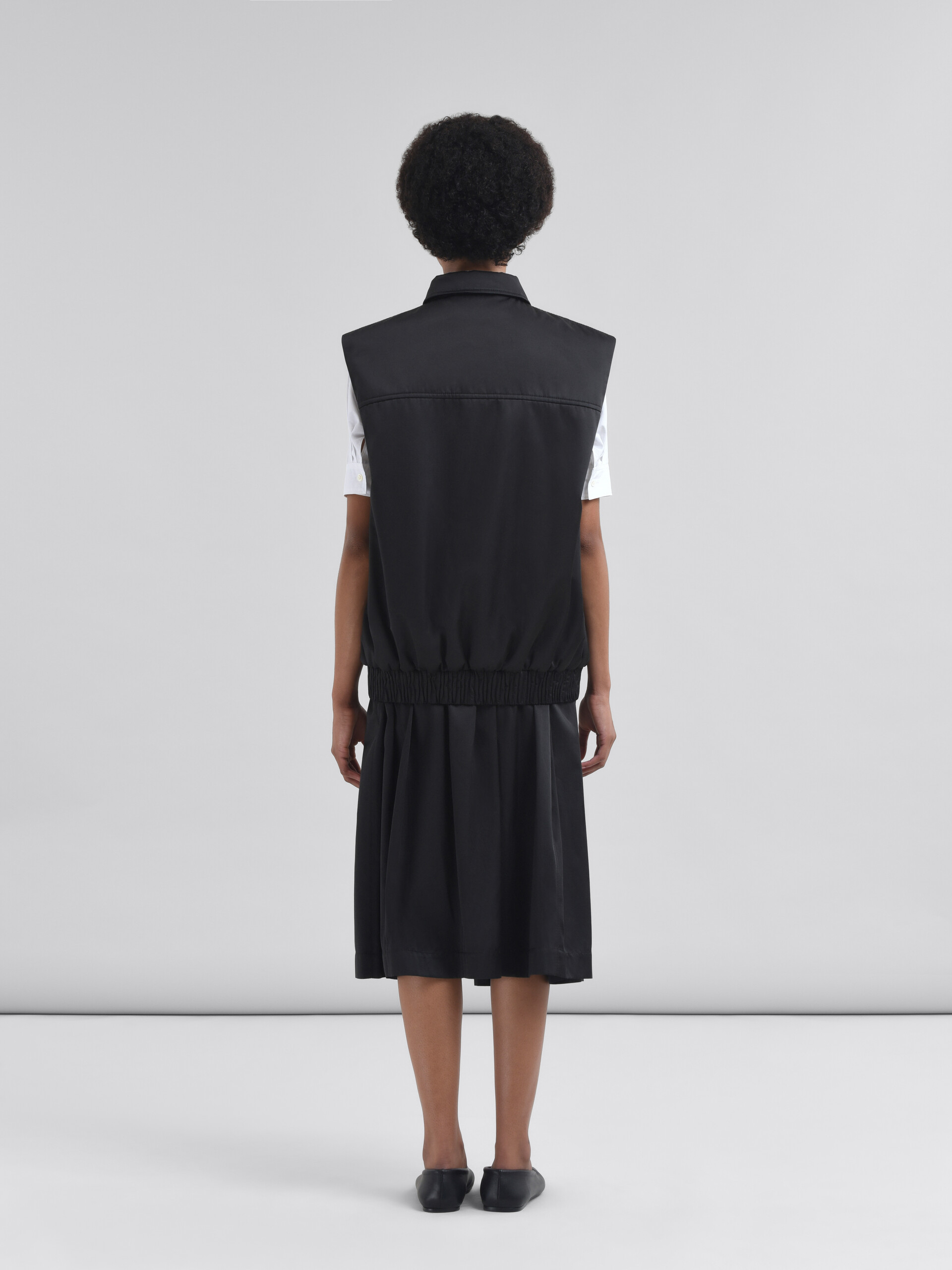 Taffeta bomber vest with Marni Symbol - Waistcoat - Image 3