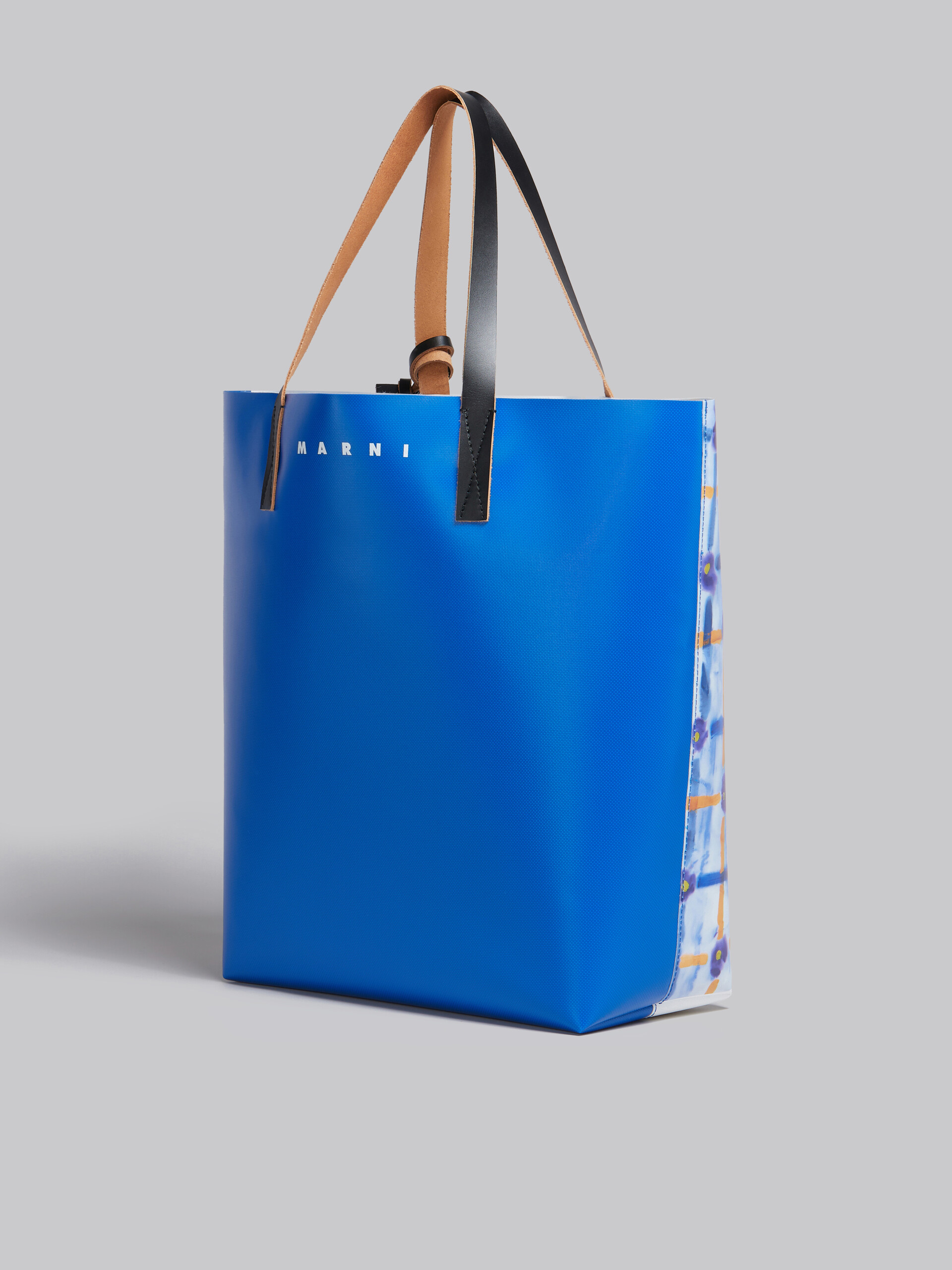 Blaue Tote mit Saraband-Print - Shopper - Image 2