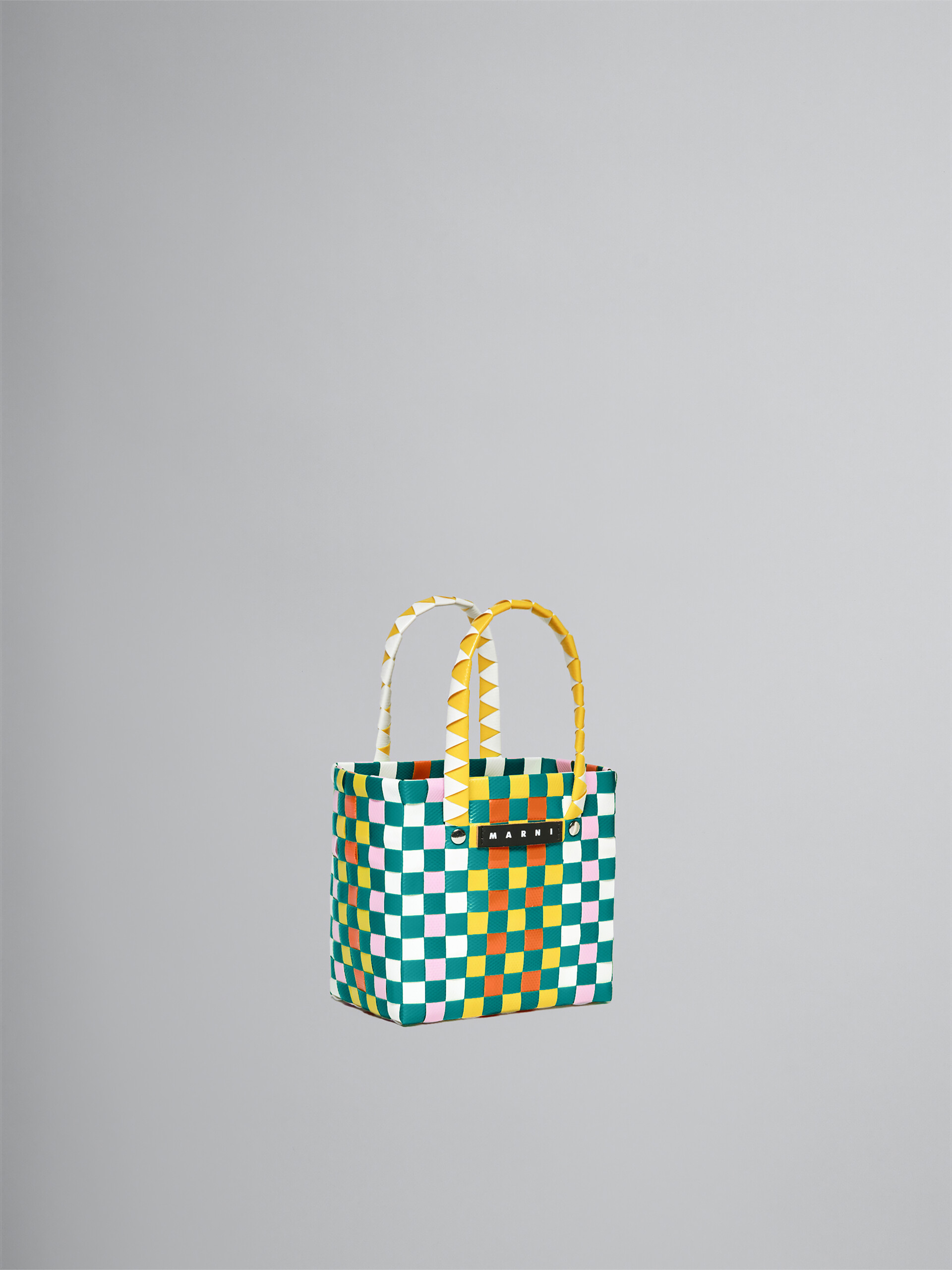 Multicolor Woven Micro Basket bag - Bags - Image 3