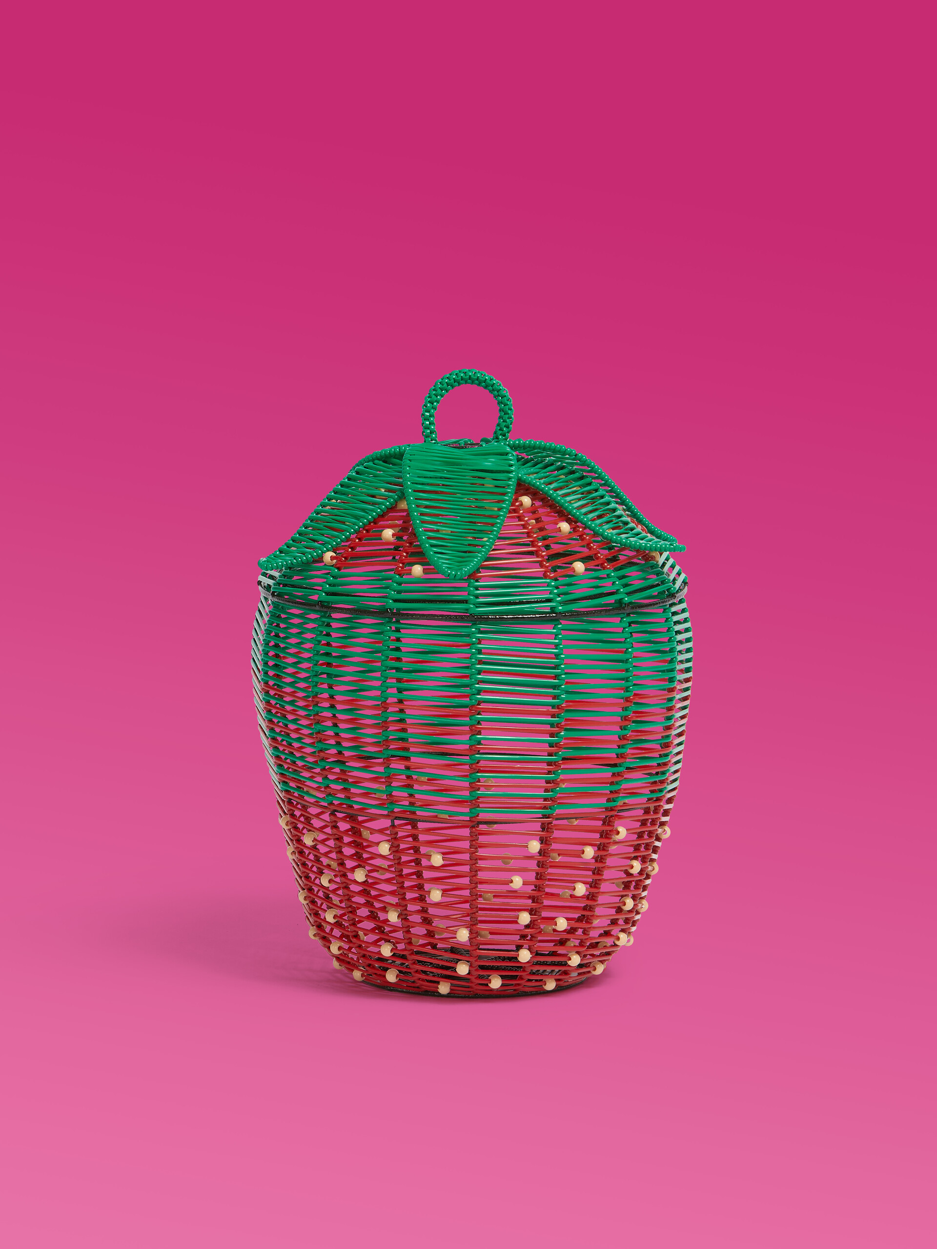 レッド Marni Market Strawberryバスケット - ファッション小物 - Image 1