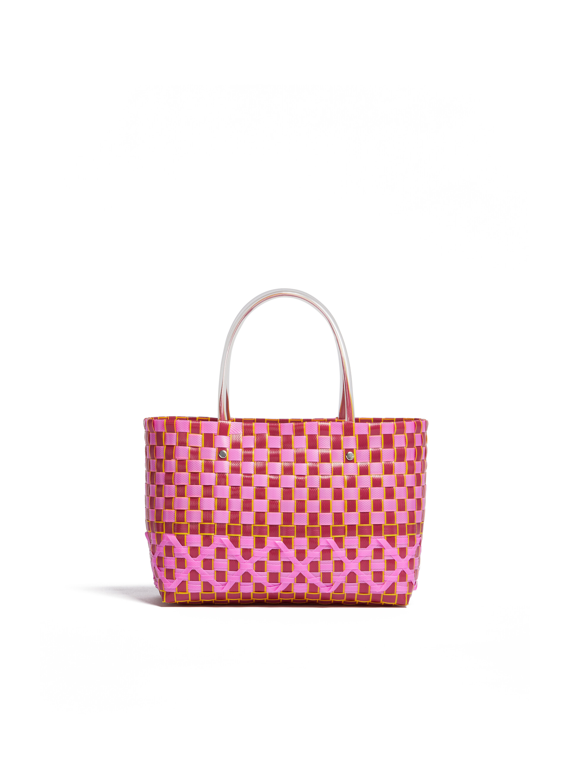 ブルー&レッドウーブン MARNI MARKET OVAL BAG - ショッピングバッグ - Image 3