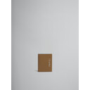 Braune zweifache Faltbrieftasche aus Leder mit Marni-Flicken - Brieftaschen - Image 6