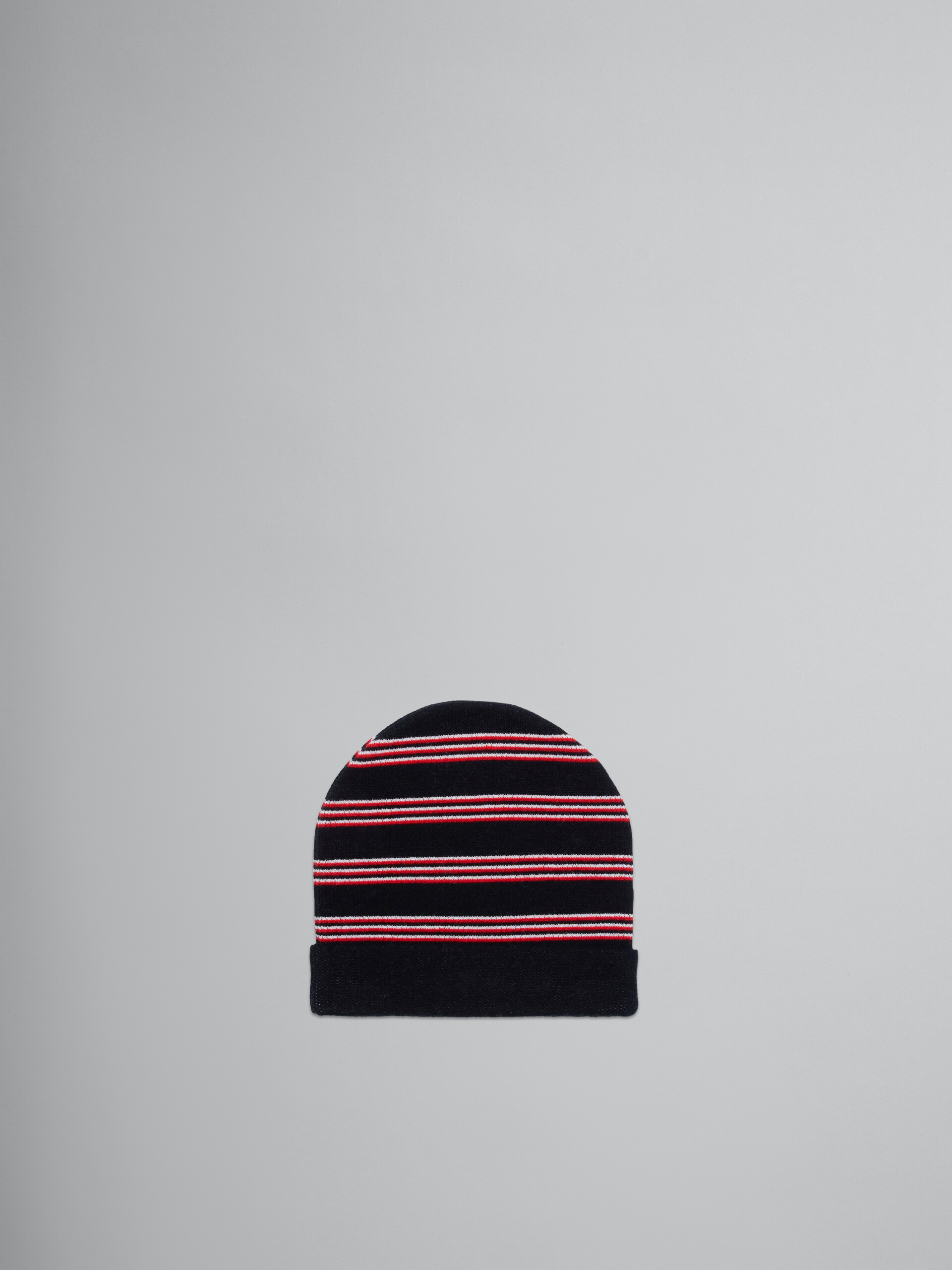 Striped wool blend beanie - Caps - Image 2