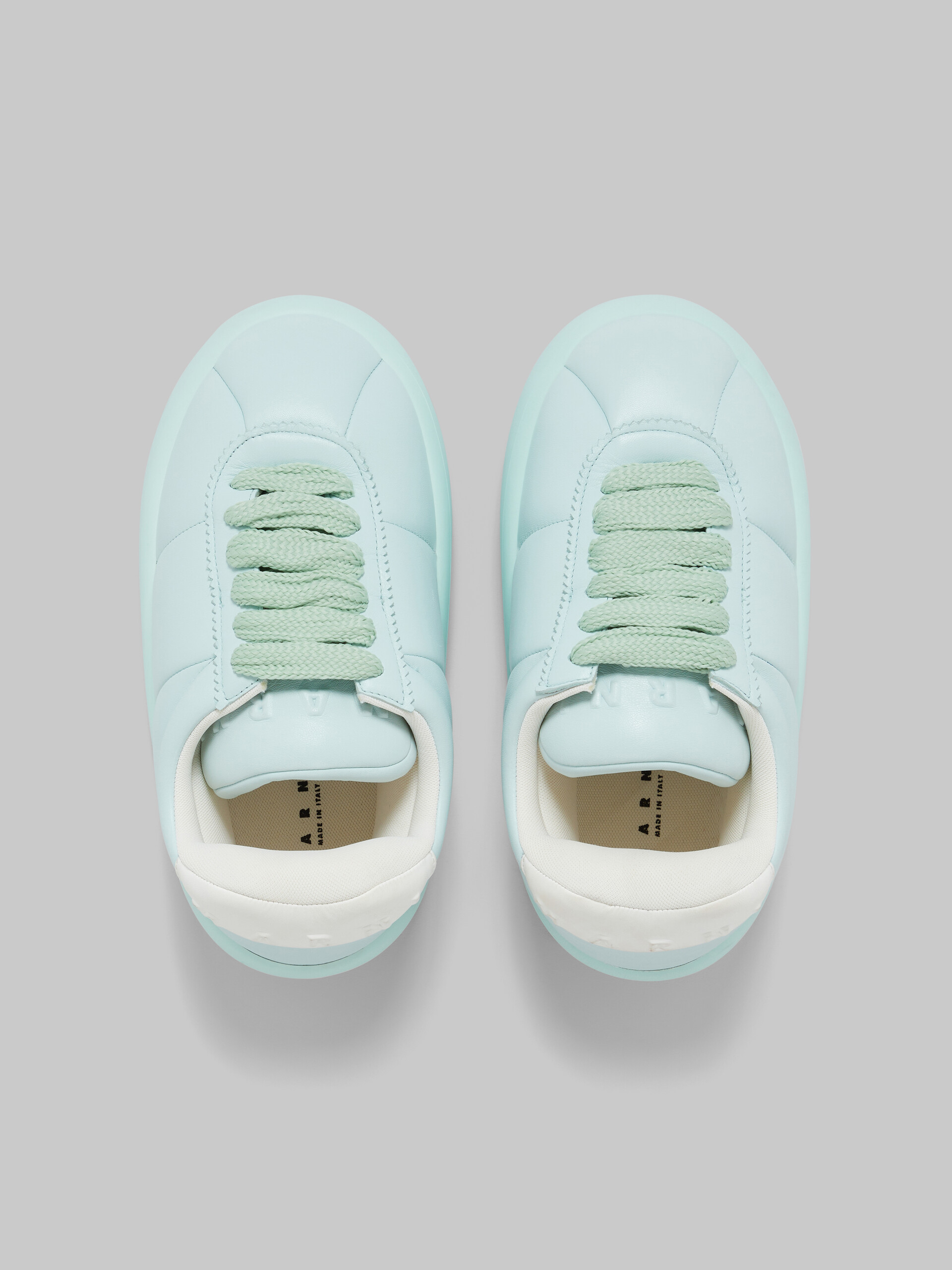 Zapatilla BigFoot 2.0 de piel azul claro - Sneakers - Image 4
