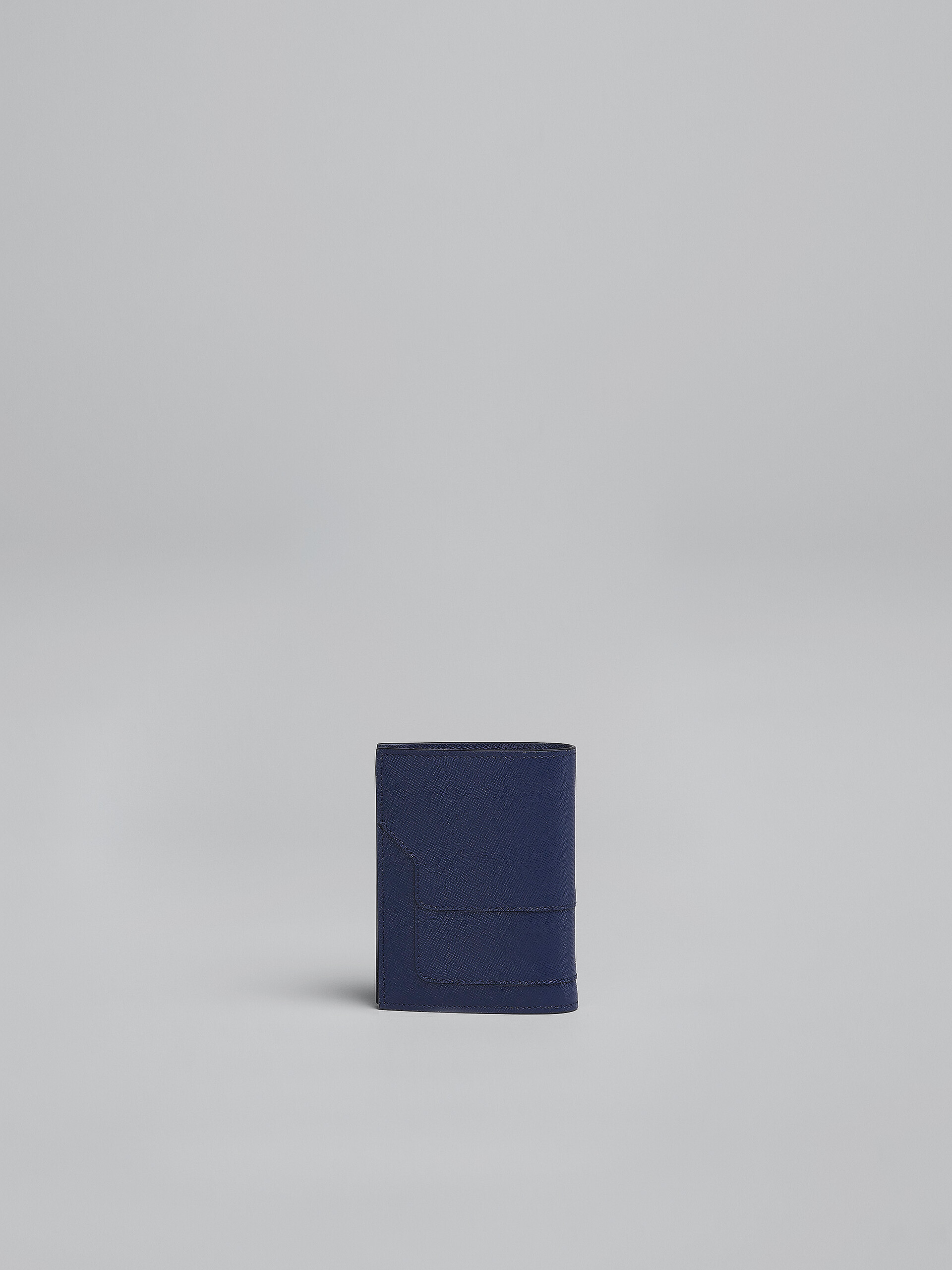 ブラック サフィアーノレザー製 二つ折りウォレット - 財布 - Image 3