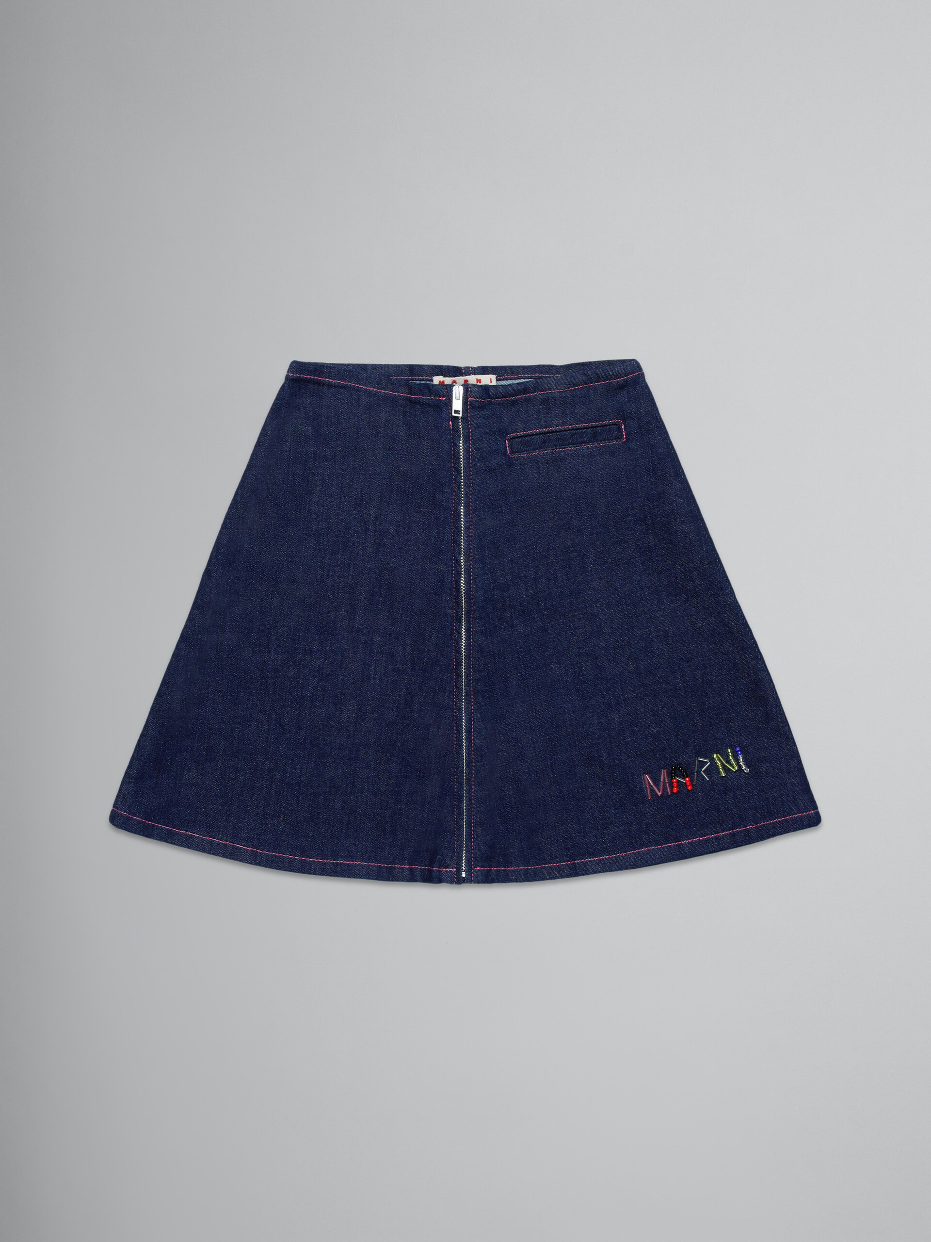 Dark blue denim skirt - Skirts - Image 1