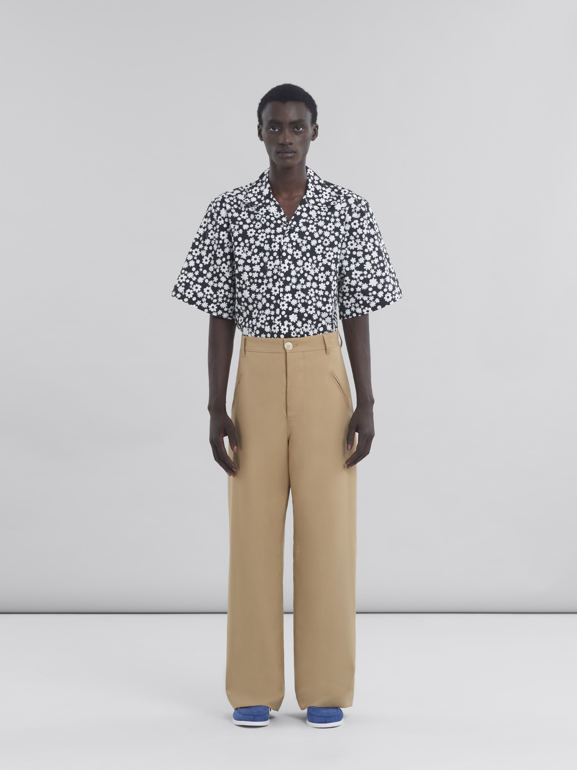 Straight leg light brown trousers - Pants - Image 2