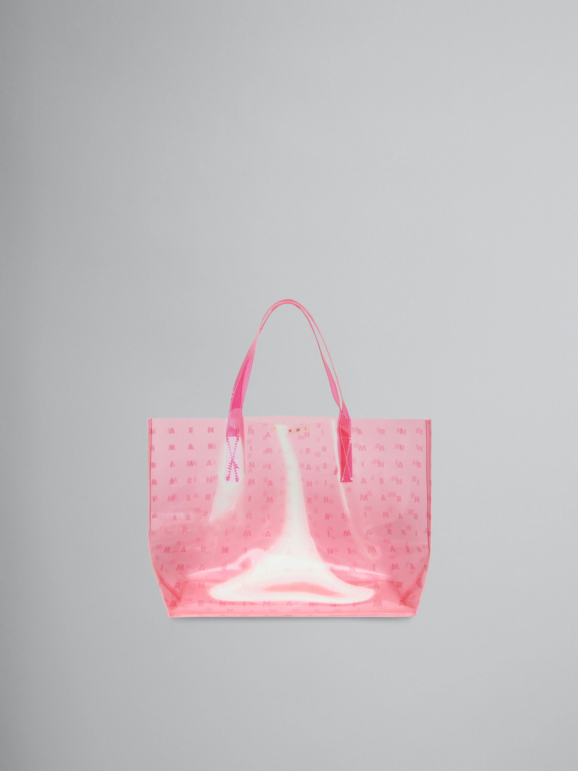 Rosa Tasche mit ganzflächigem Logo-Print - Tasche - Image 1