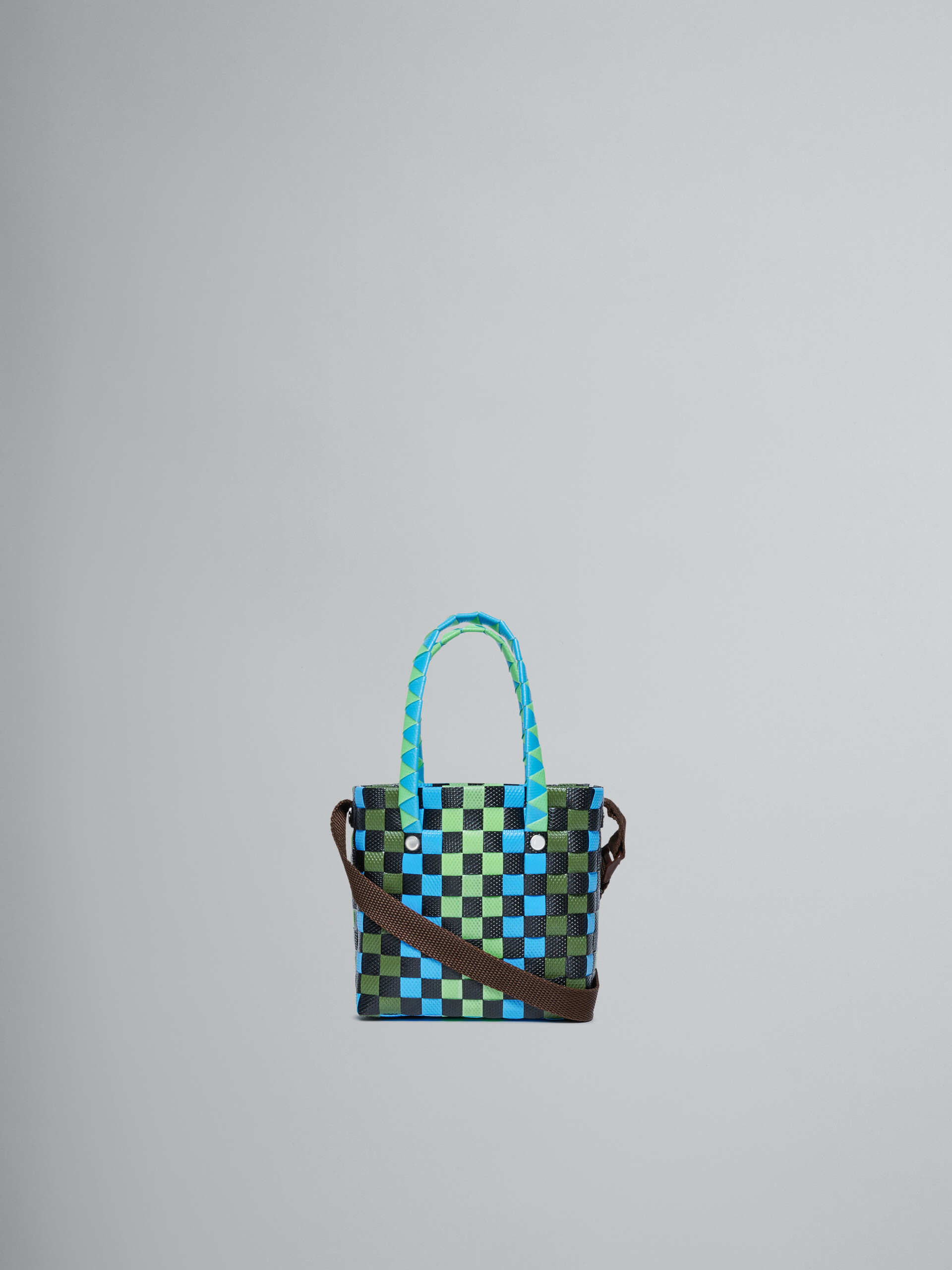 Borsa micro basket ad intreccio multicolor - Borse - Image 2