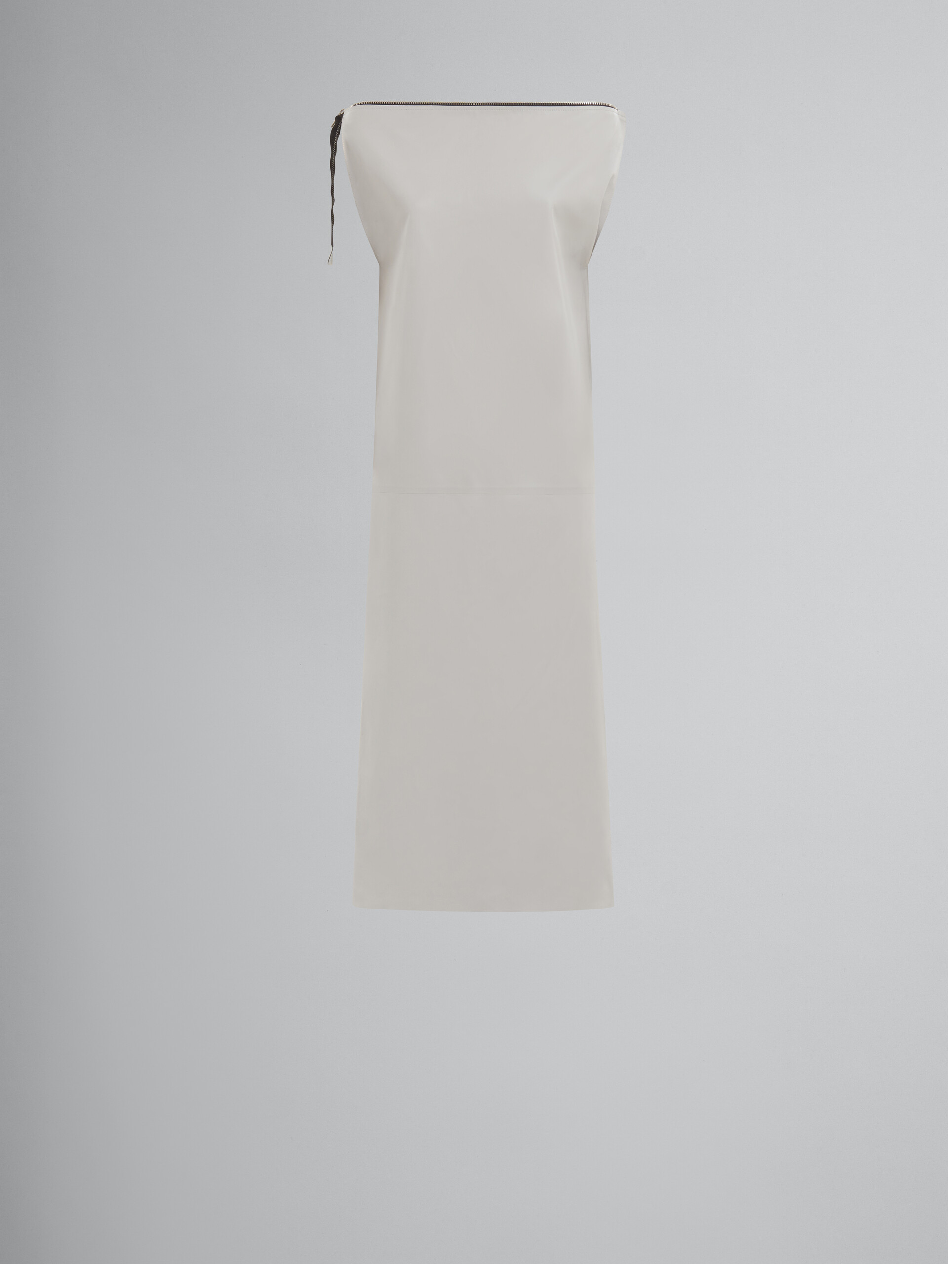 Grey sleeveless nappa dress - Dresses - Image 1