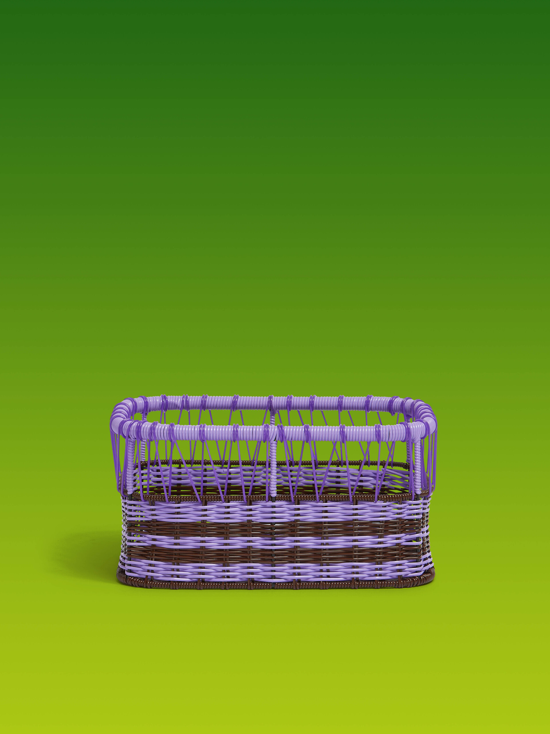 Panier de rangement Marni Market oblong lilas - Mobilier - Image 1