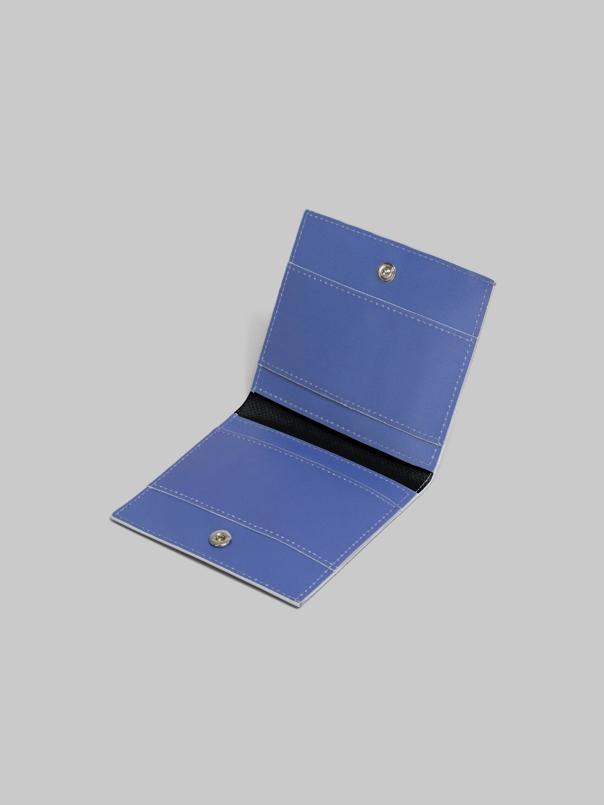Portafoglio bi-fold Tribeca viola e blu - Portafogli - Image 2