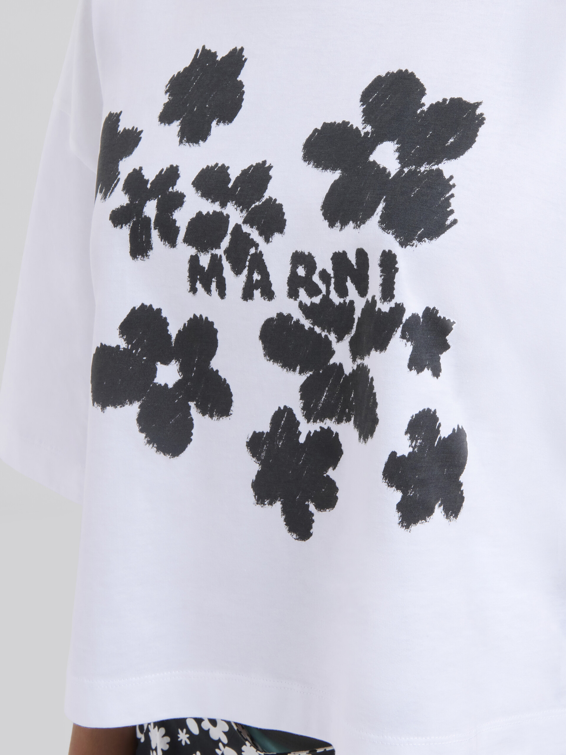 Daisy Garden print jersey cotton T-shirt - T-shirts - Image 4