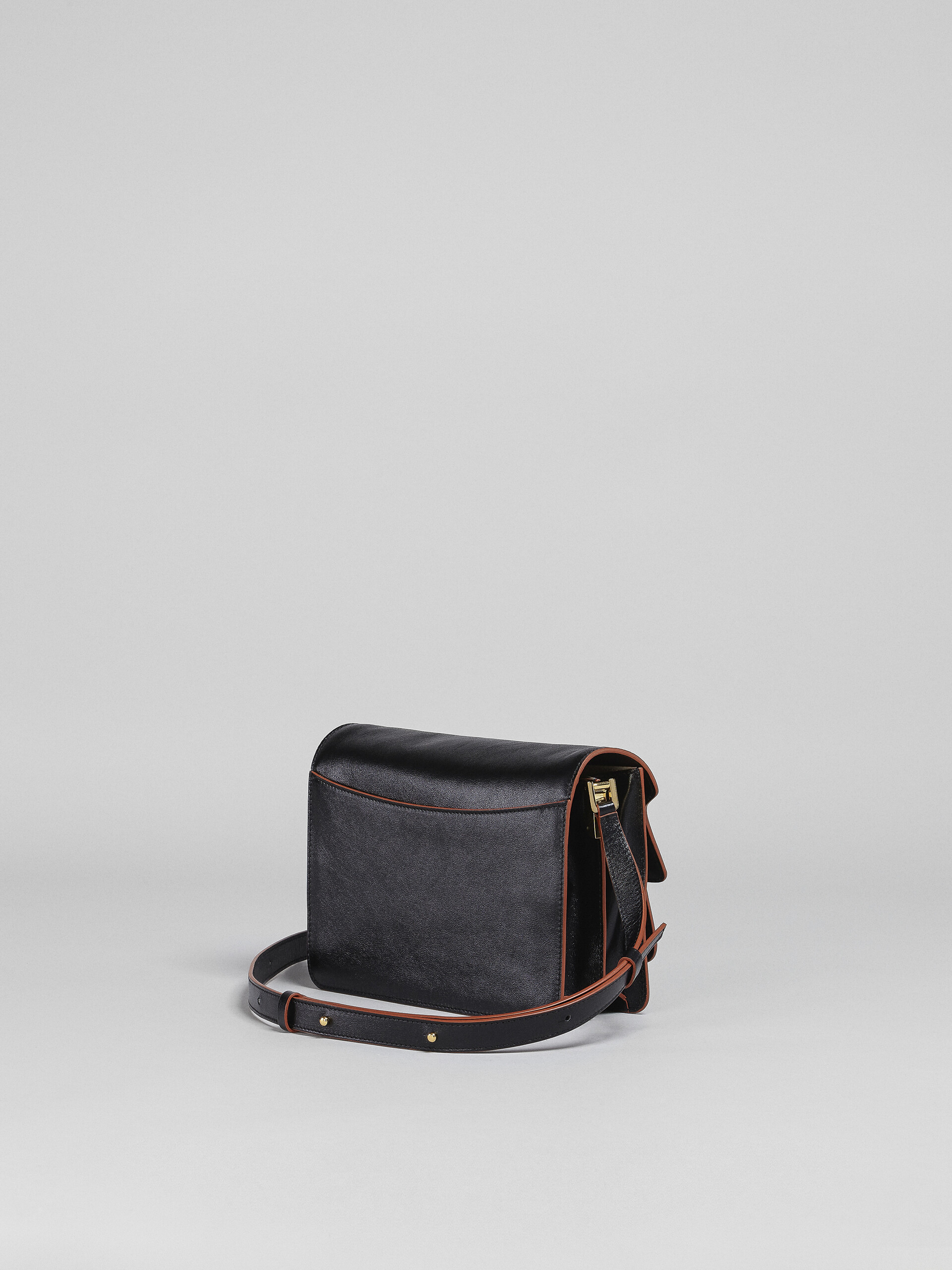 TRUNK SOFT medium bag in brown leather - Shoulder Bags - Image 3