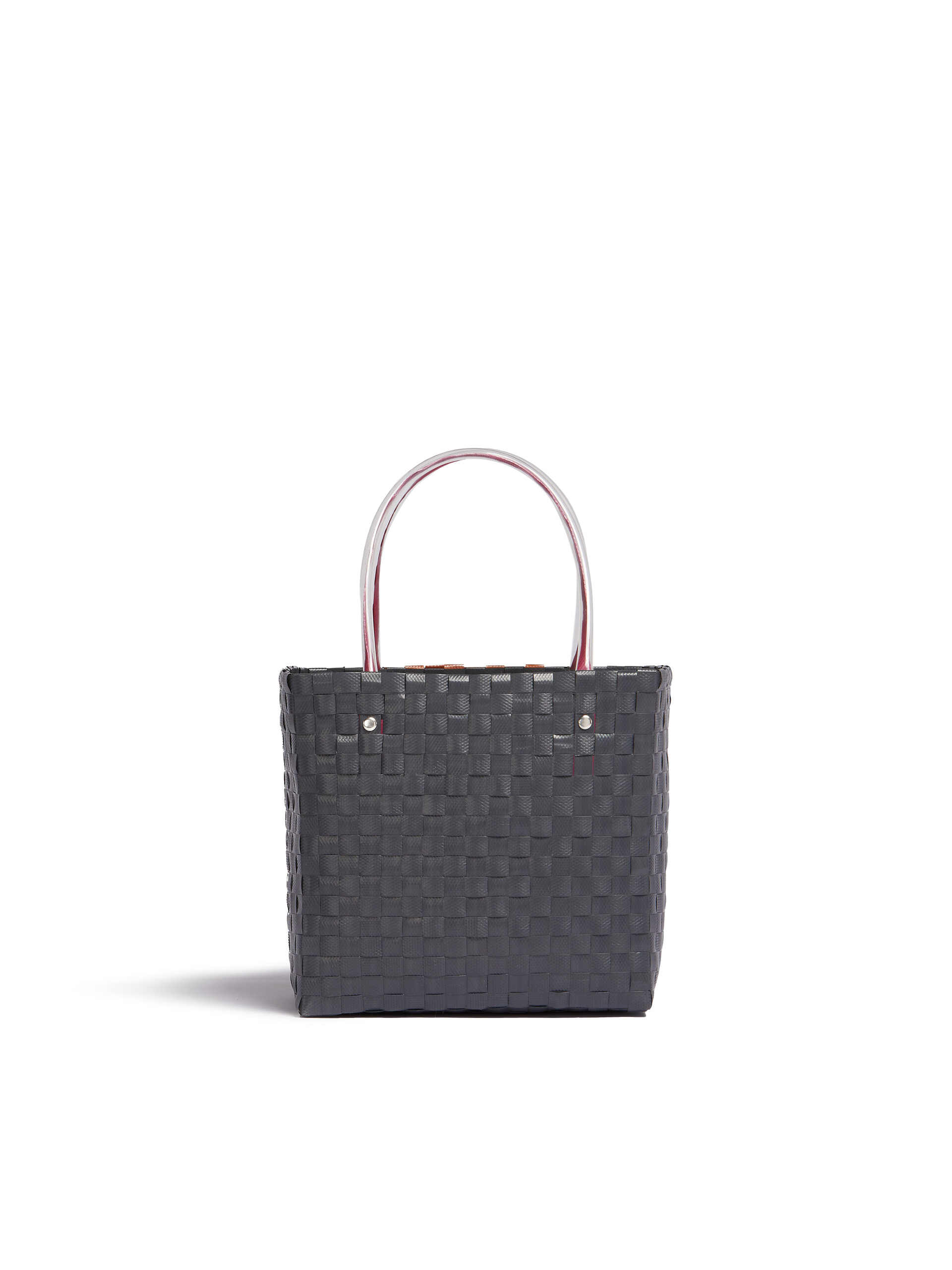 Dark grey MARNI MARKET ANIMAL BASKET bag - Shopping Bags - Image 3