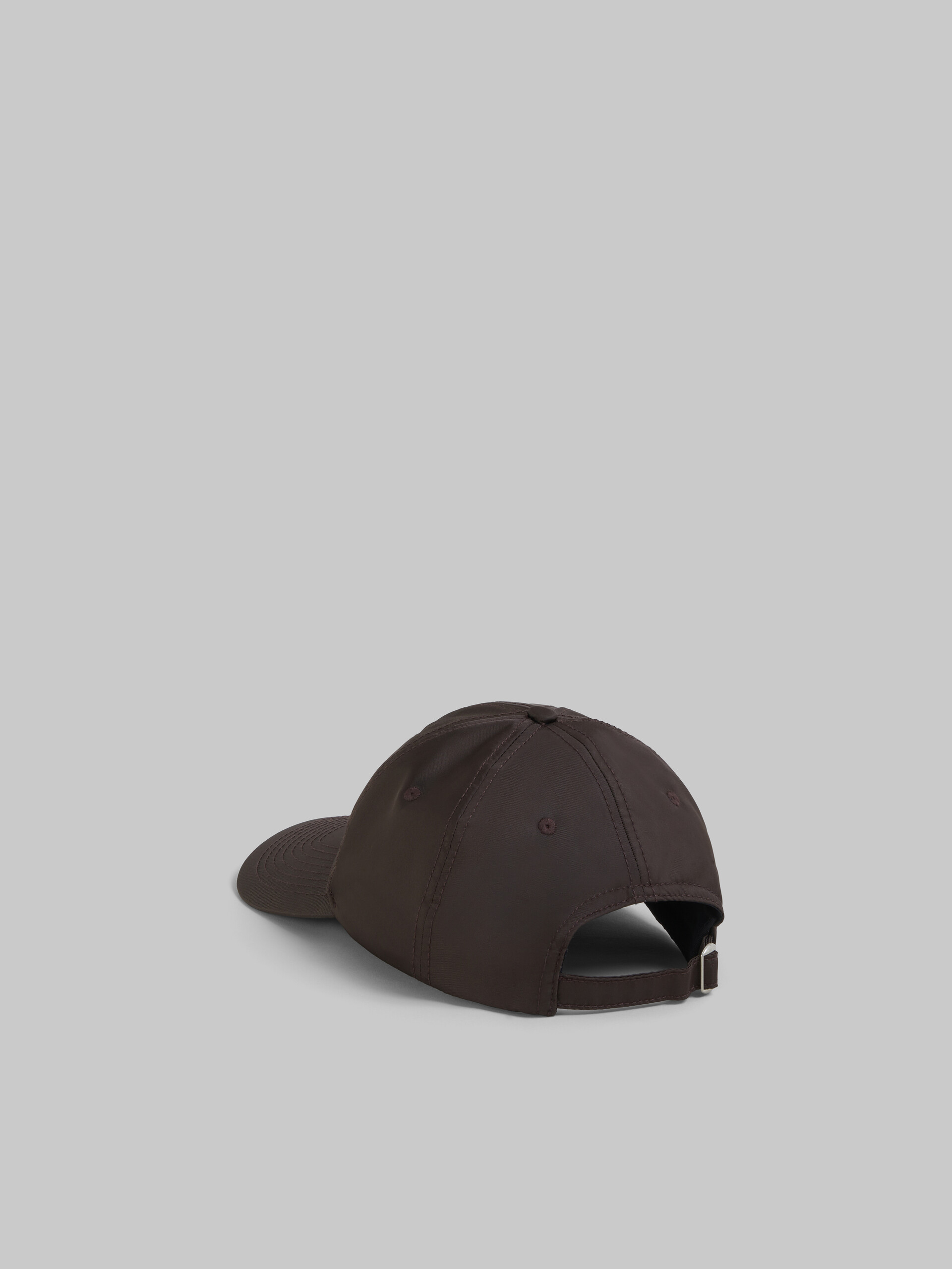 Casquette de baseball en sergé marron avec logo - Chapeau - Image 3