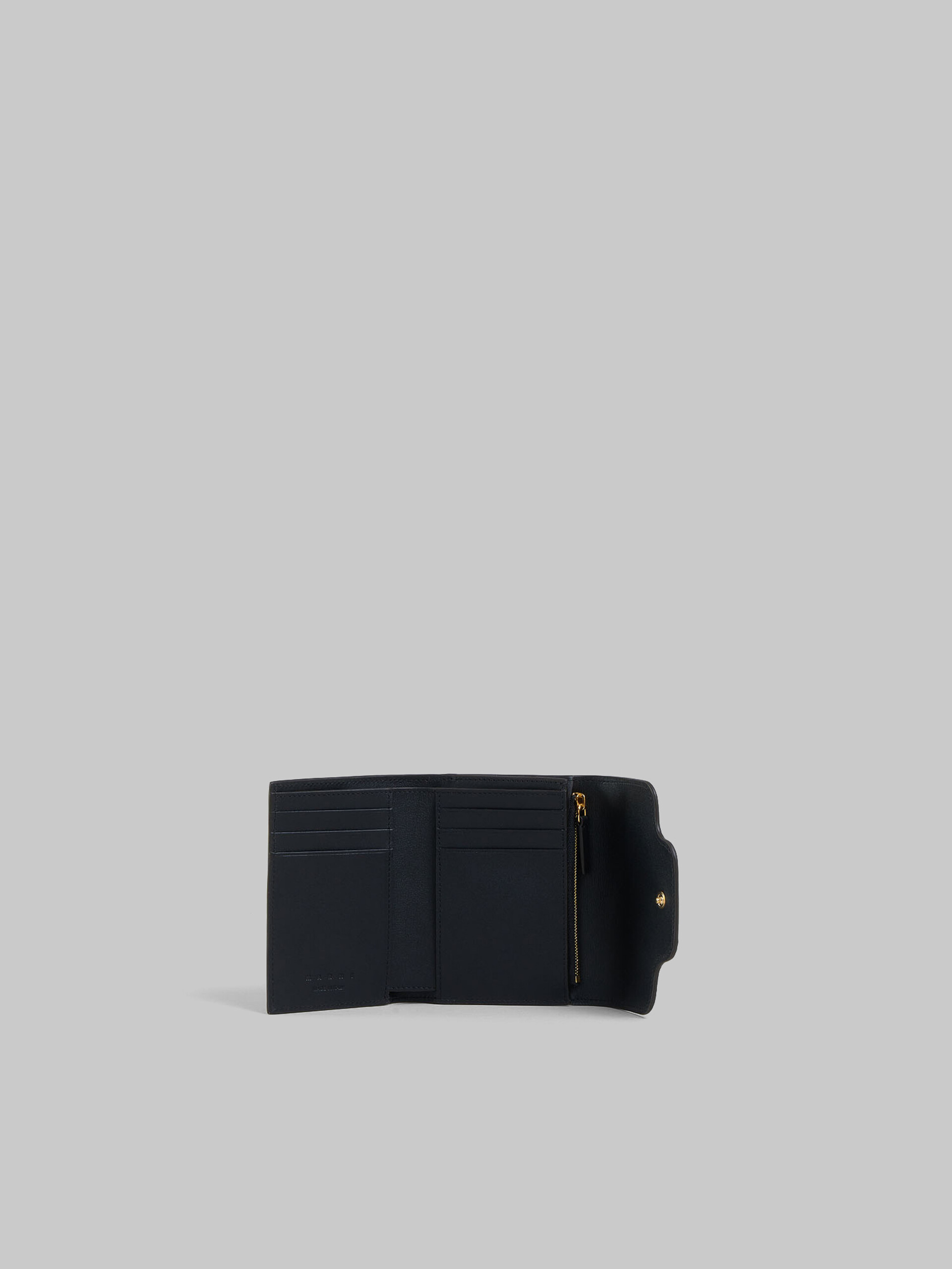 Blue leather Trunkaroo trifold wallet - Wallets - Image 2