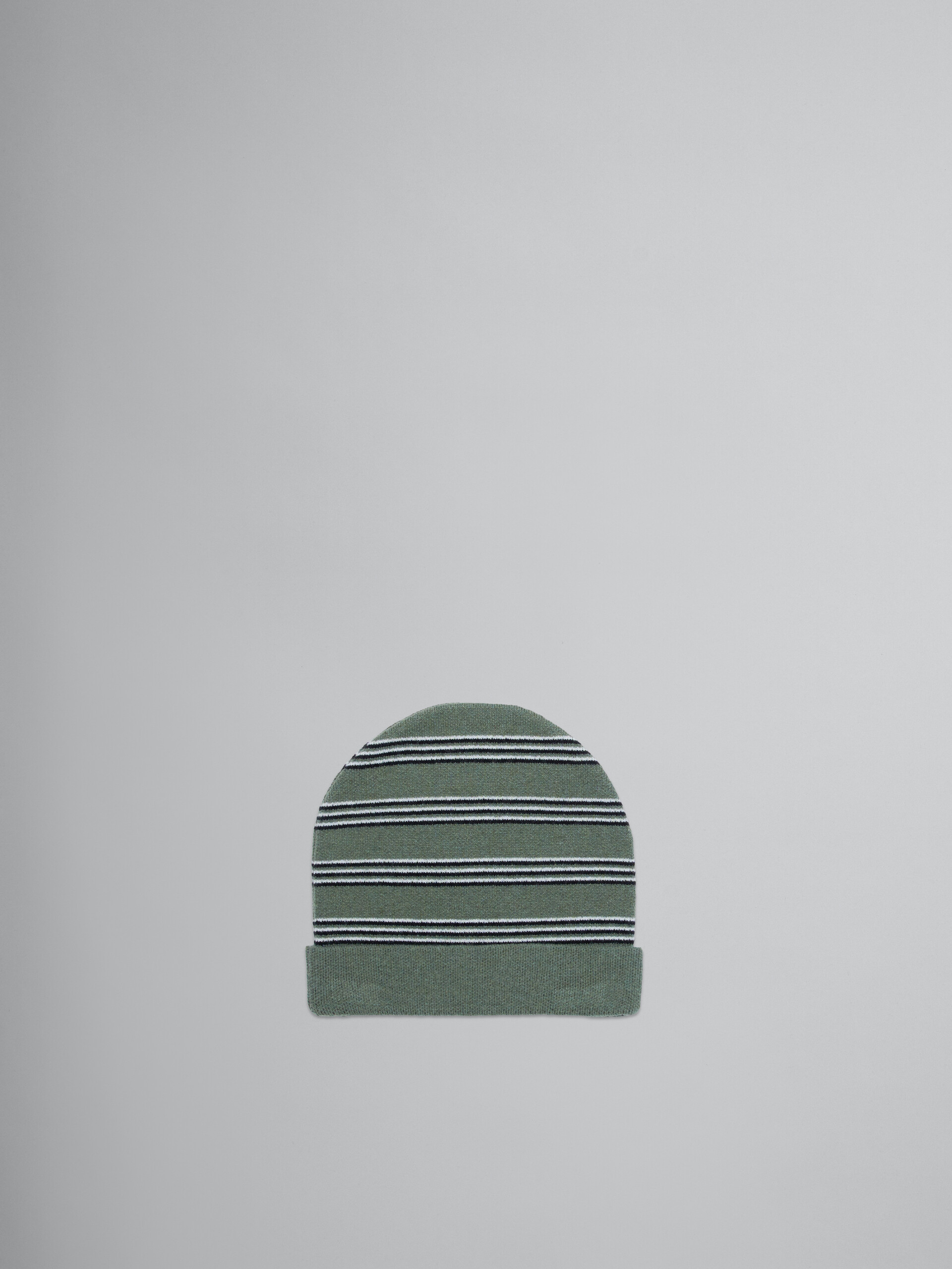 Striped wool blend beanie - Caps - Image 2