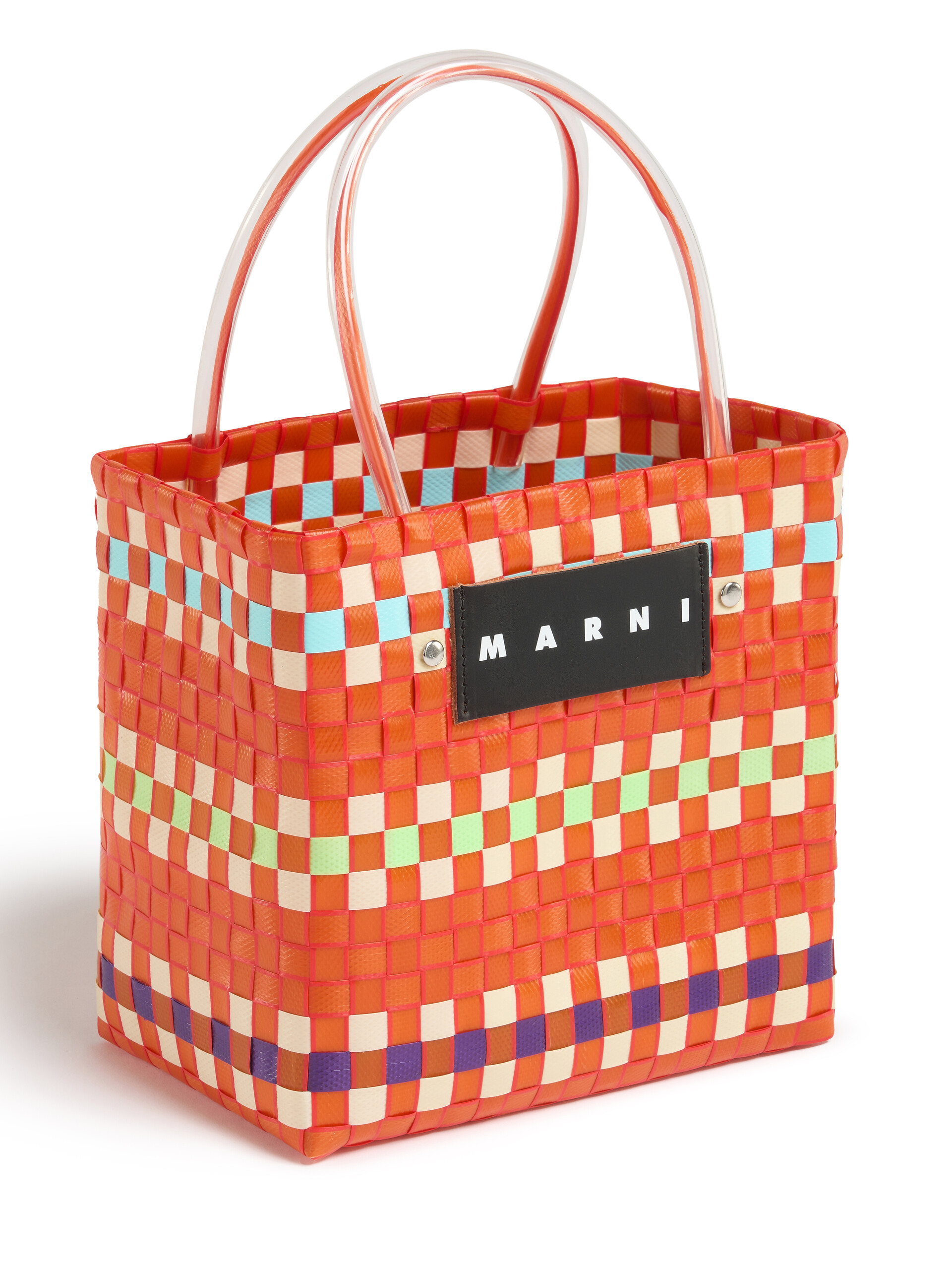 Mehrfarbige MARNI MARKET MINI BASKET Tasche - Taschen - Image 4