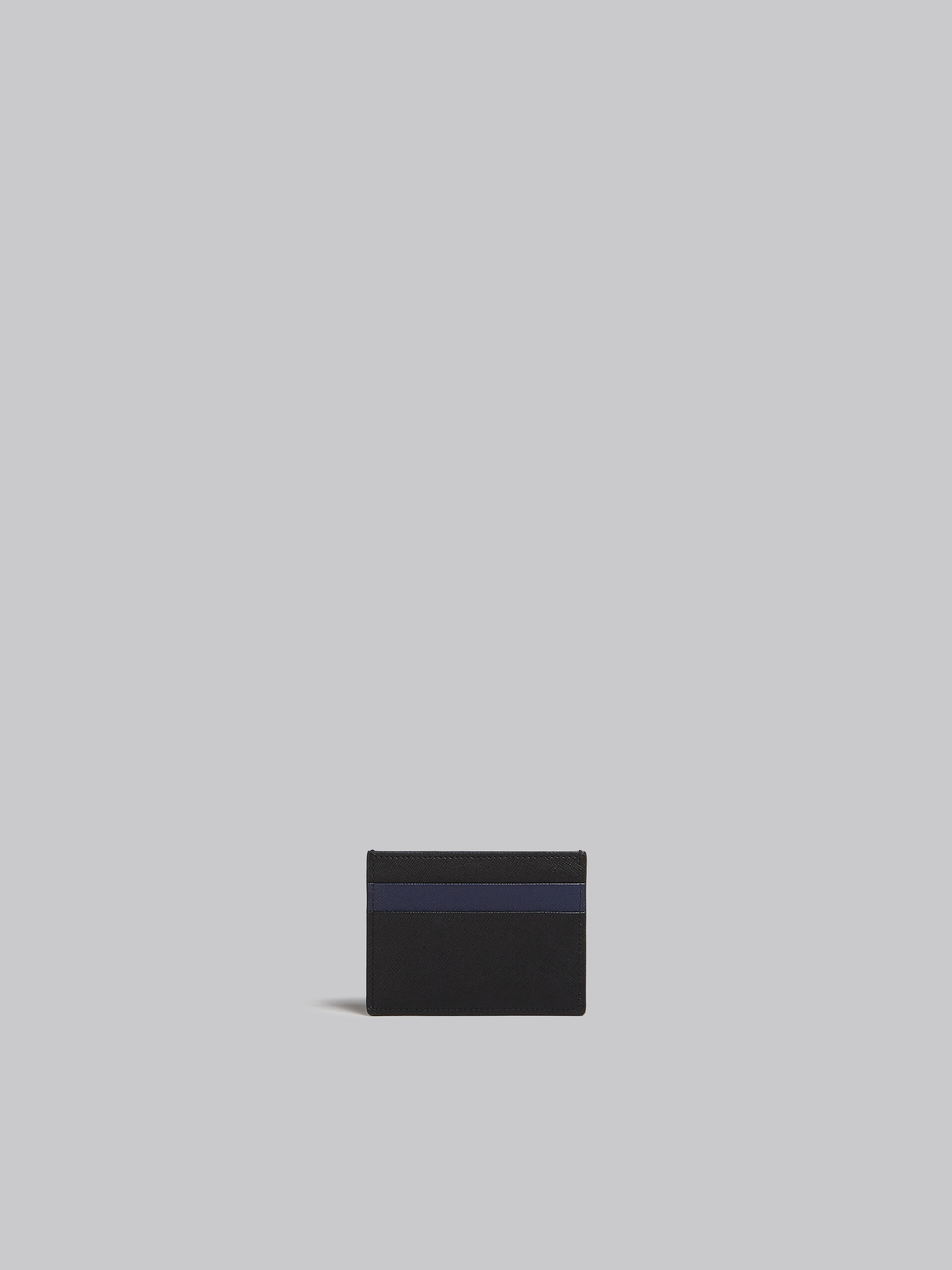 Cremefarbener Kartenhalter aus Saffiano-Leder - Brieftaschen - Image 3