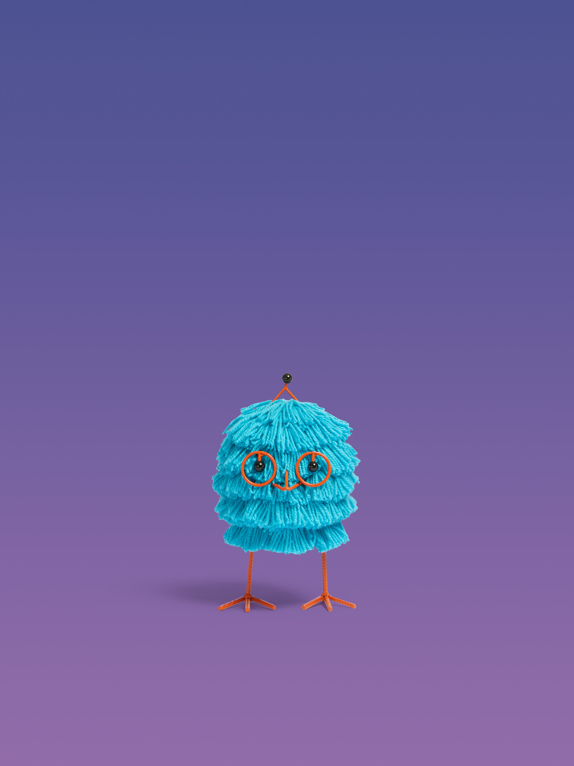 Woolly Friend "Abelo" Piccolo In Lana Azzurra - Accessori - Image 1