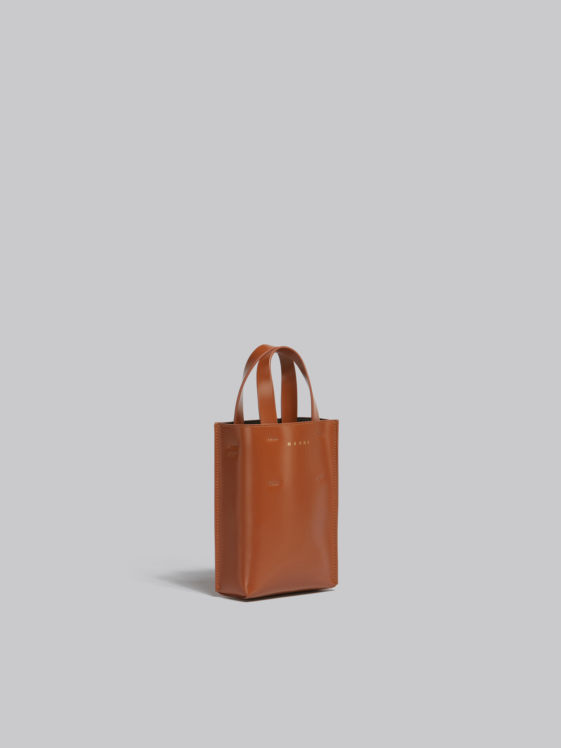 MUSEO nano bag in light blue leather - Shopping Bags - Image 6