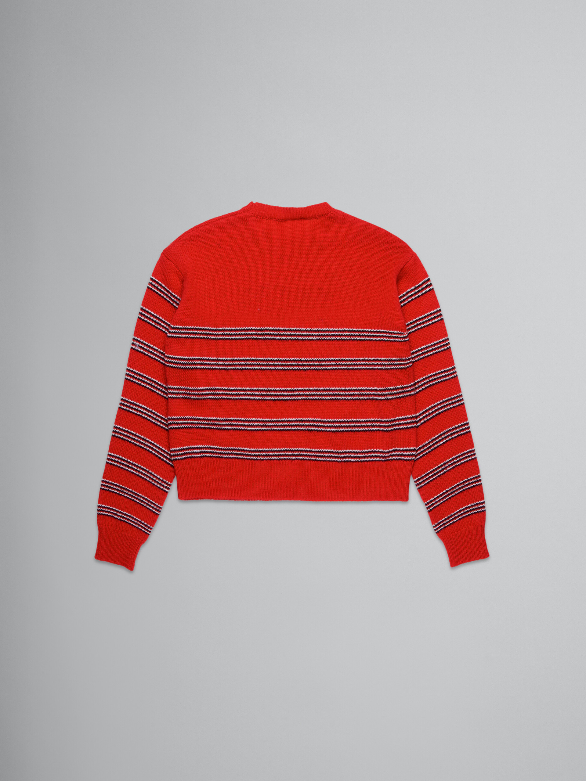 Striped wool-blend pullover - Knitwear - Image 2