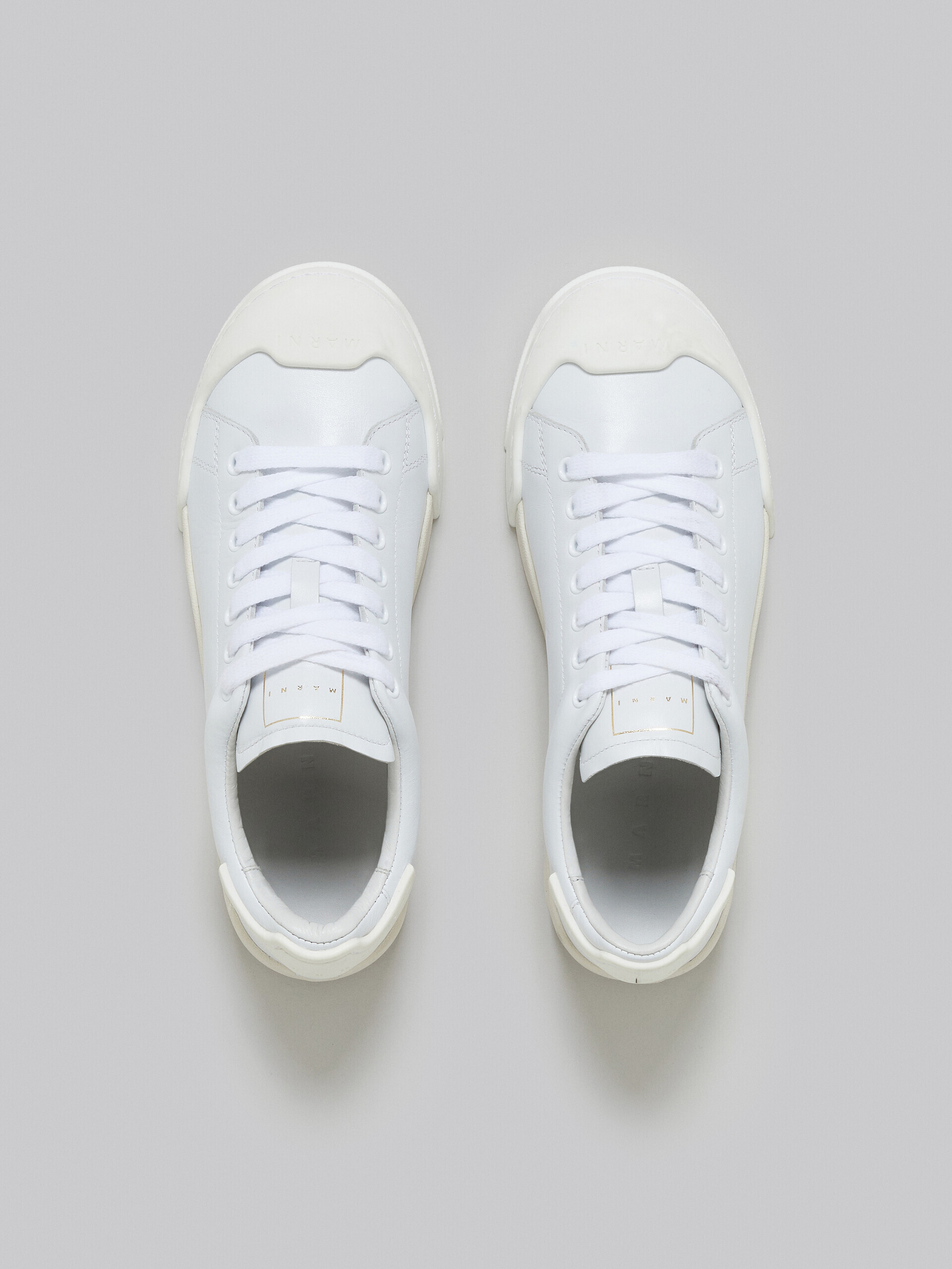 Sneaker Dada Bumper in pelle bianca - Sneakers - Image 4