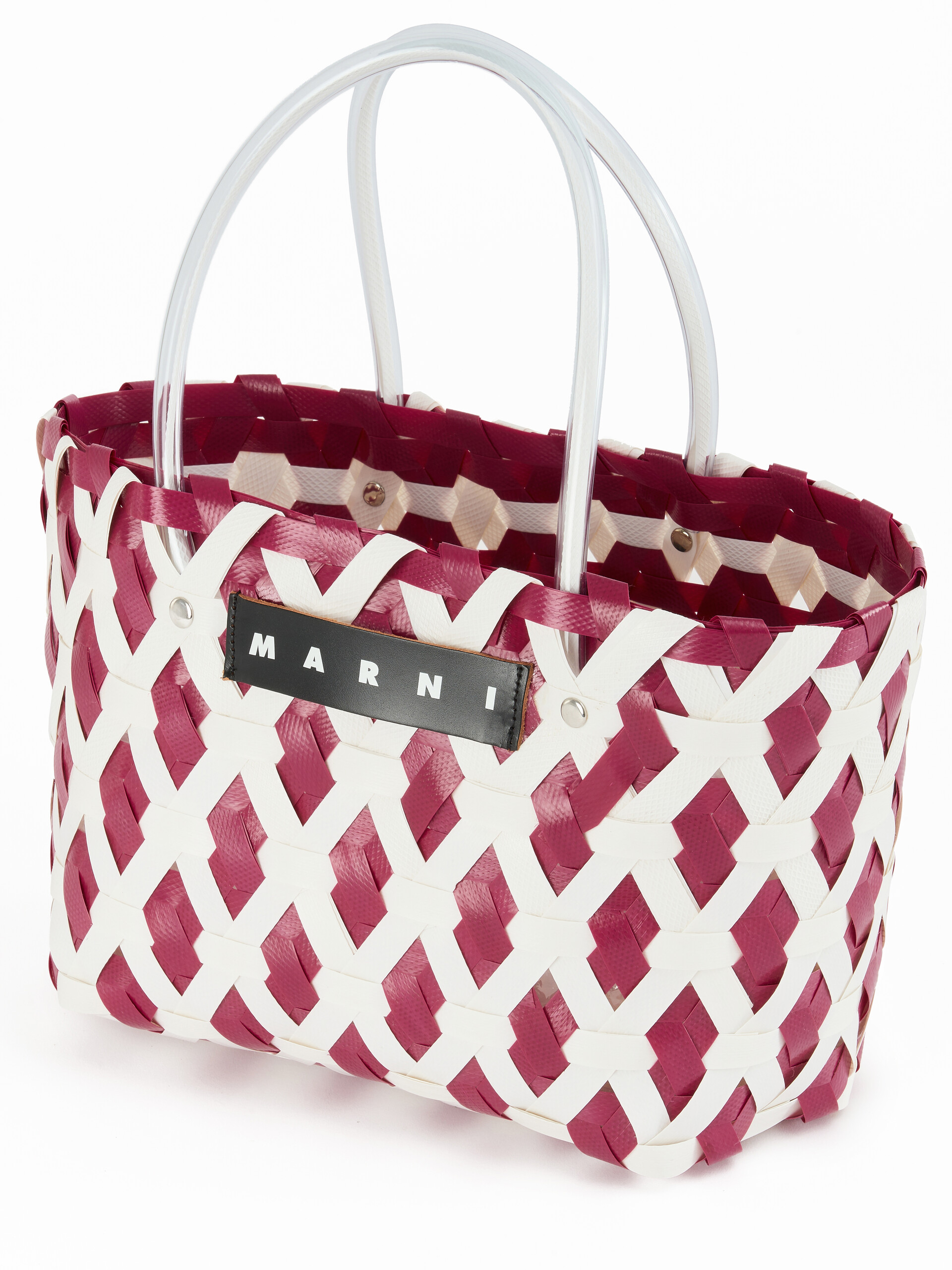 MARNI MARKET Tote Bag mit hellblauem Diamanten - Shopper - Image 4