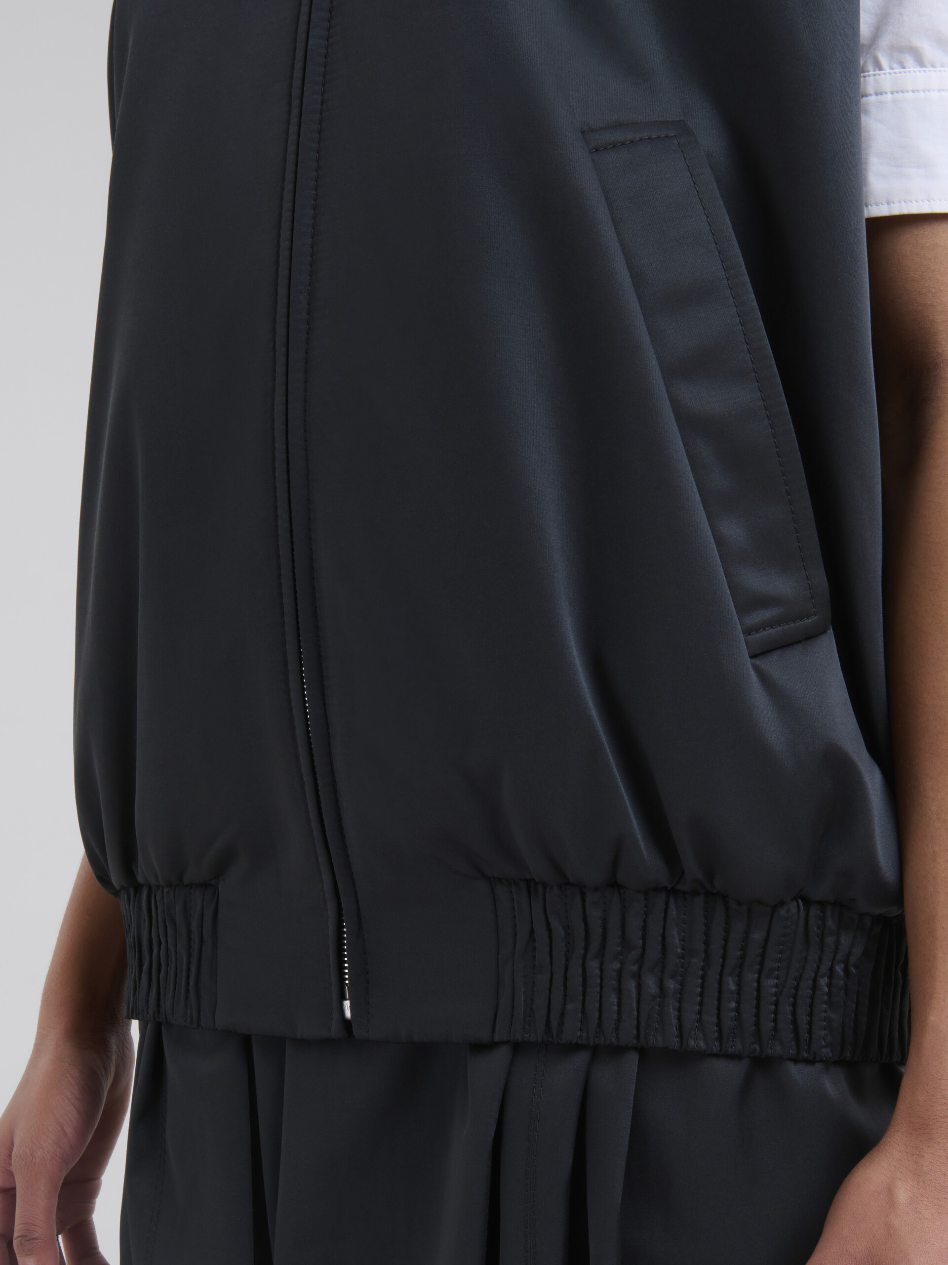 Taffeta bomber vest with Marni Symbol - Waistcoat - Image 5