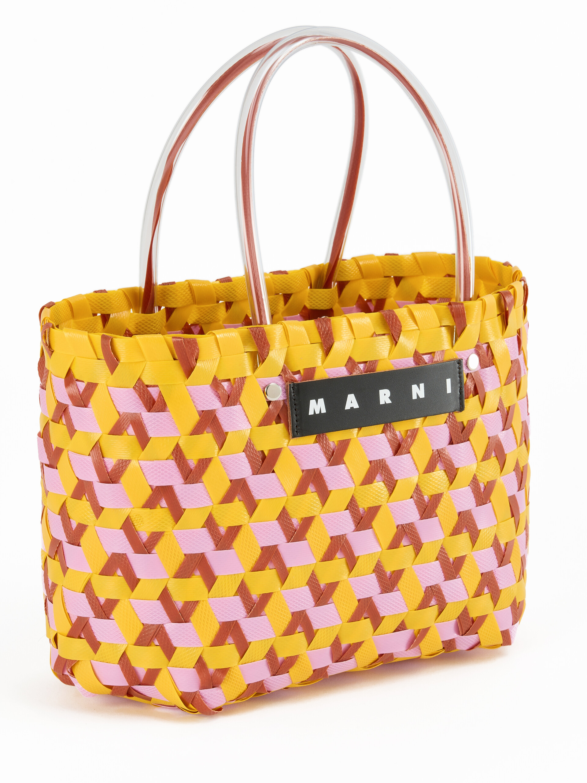 Dreifarbige MARNI MARKET Tote Bag in Schwarz - Shopper - Image 4