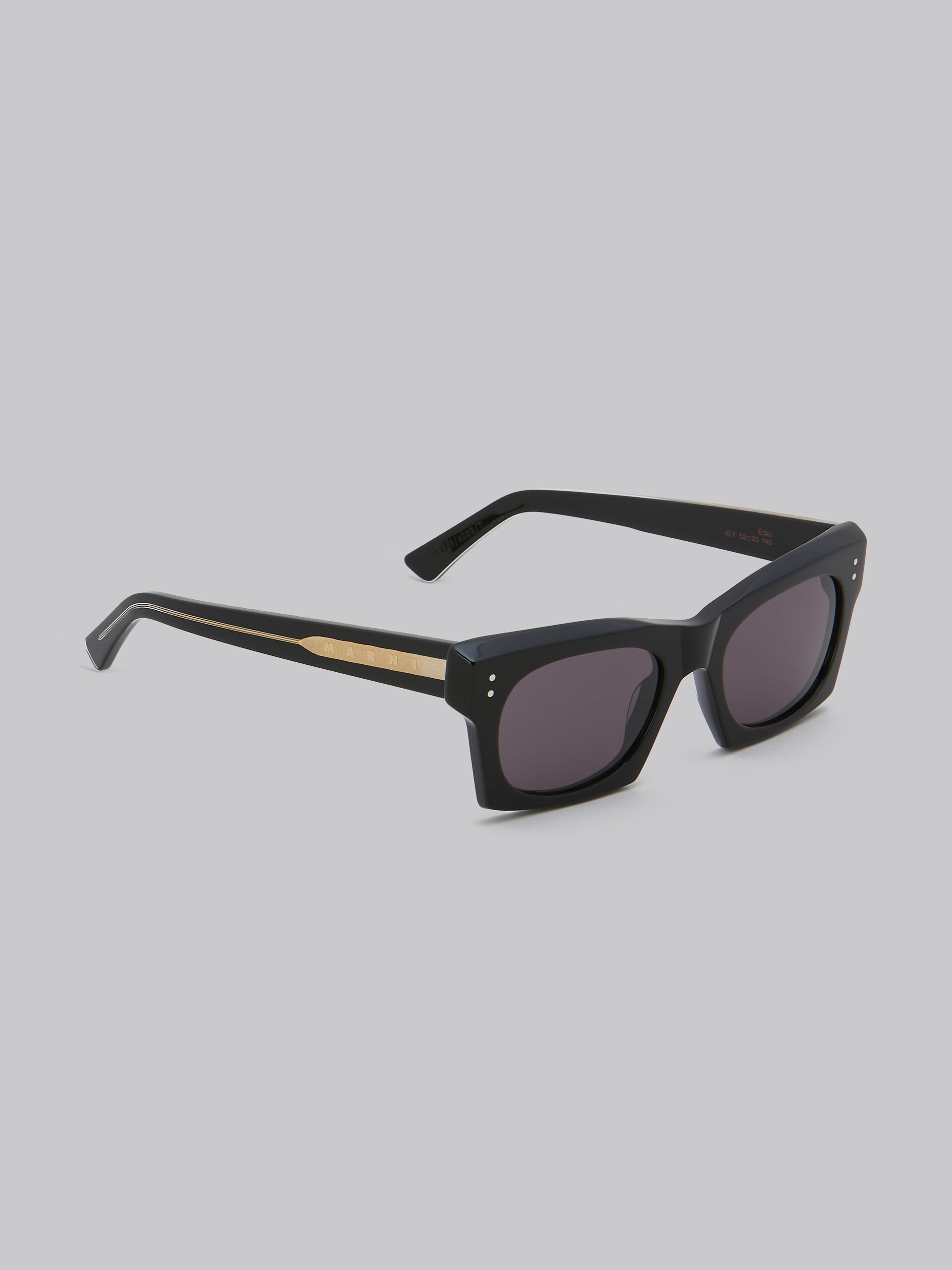 Schwarze Sonnenbrille Edku - Optisch - Image 3